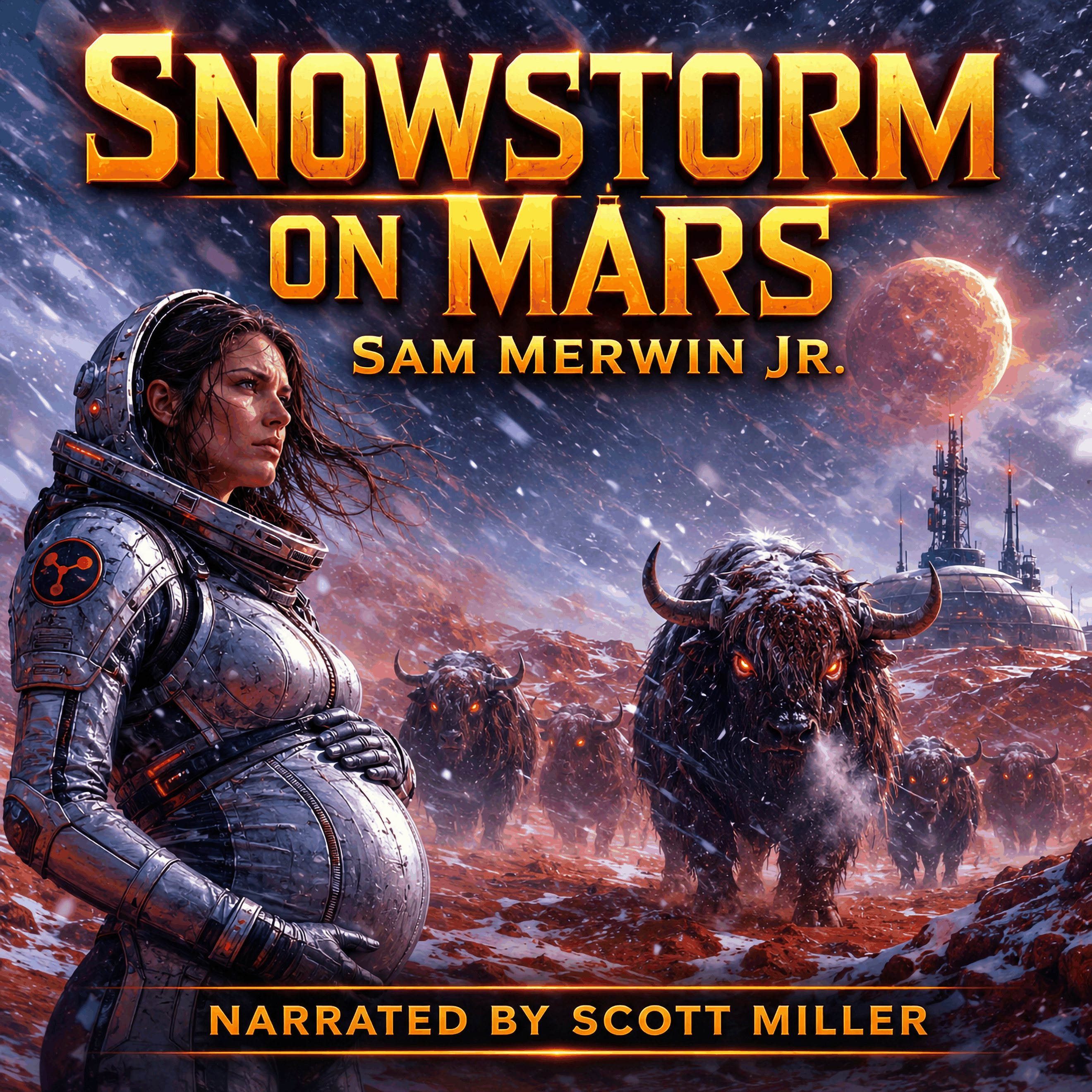 Snowstorm on Mars
