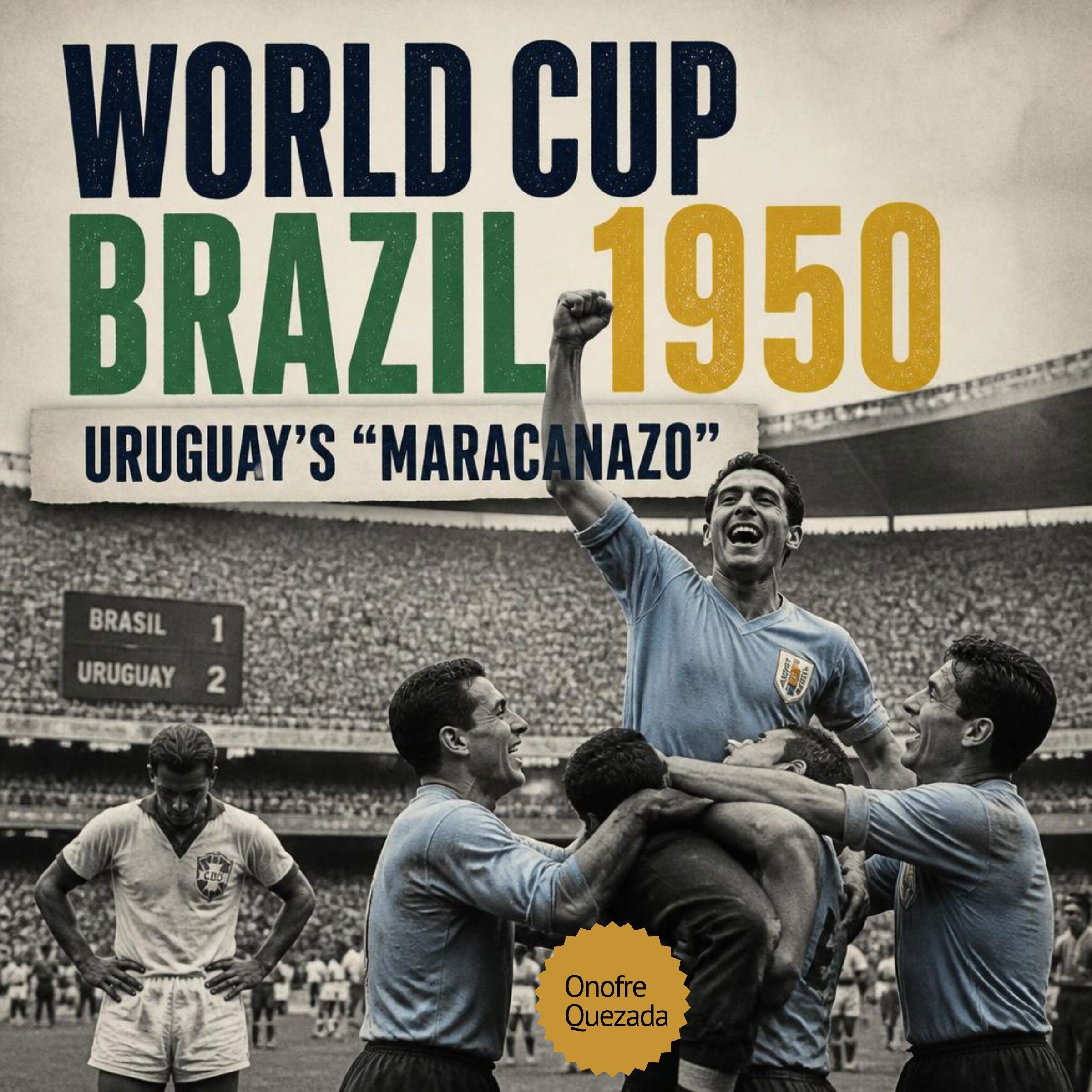 World Cup Brazil 1950 Uruguay's Maracanazo