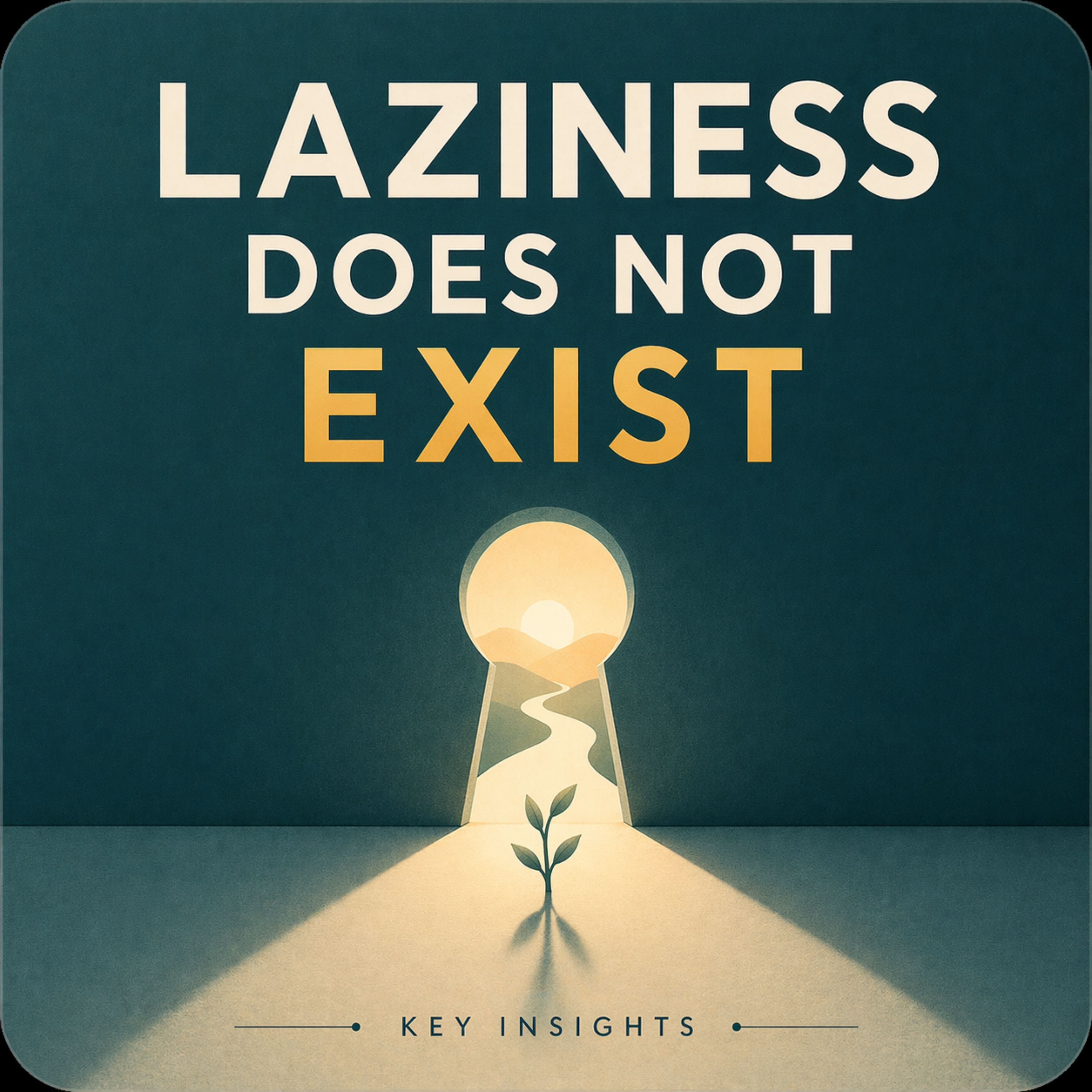 Laziness Does Not Exist