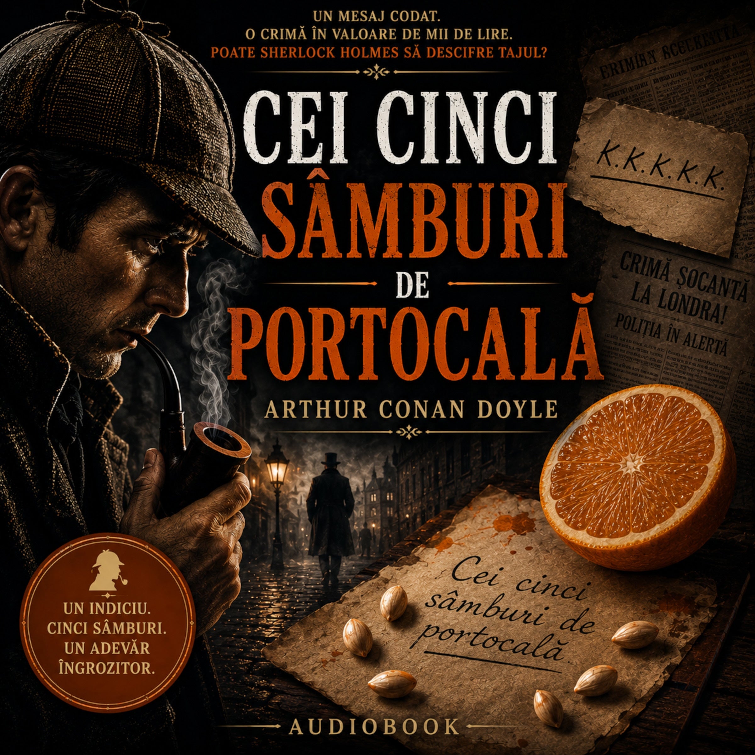 Aventurile lui Sherlock Holmes - 02. Aventura rubinului albastru - 05. Cei cinci samburi de portocala