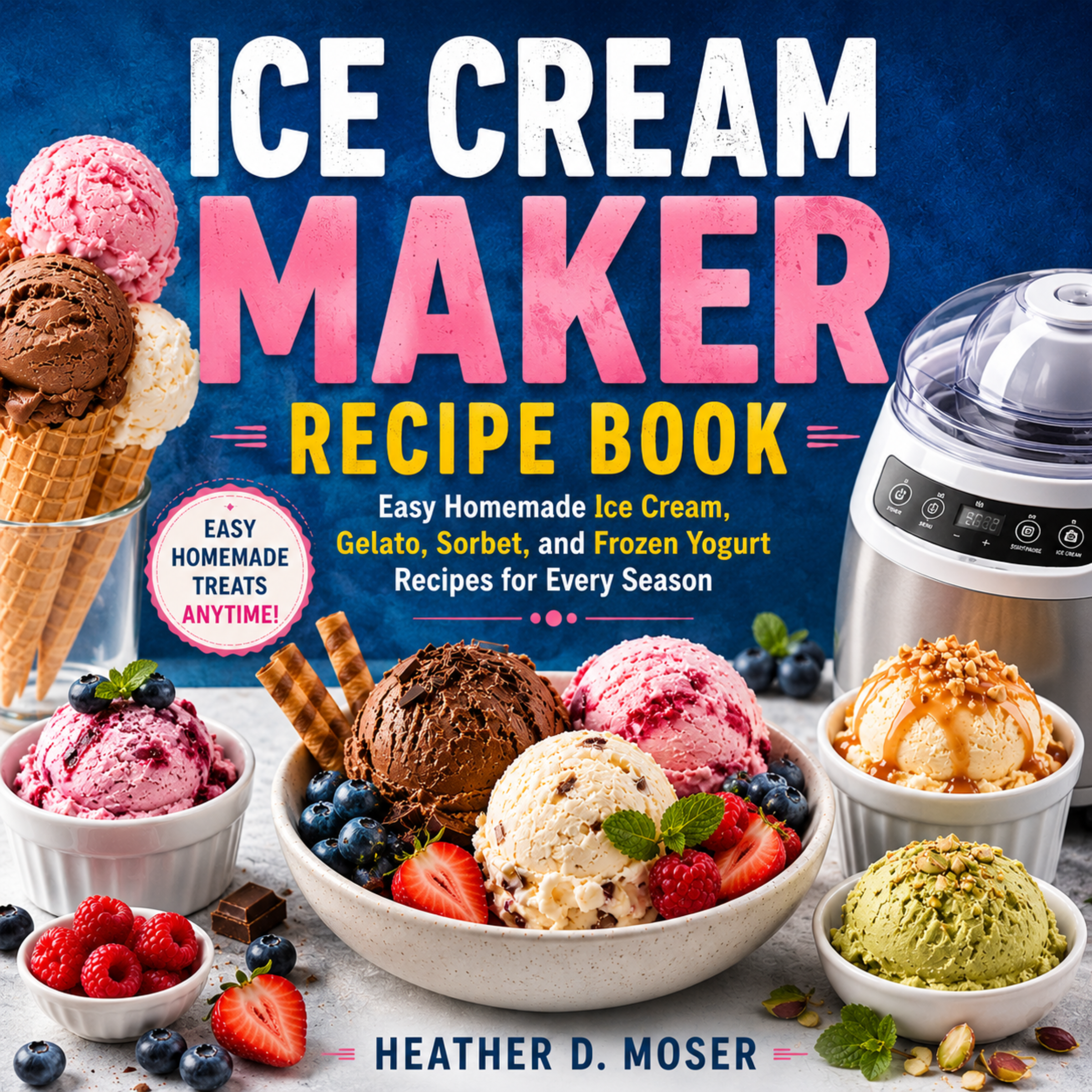 Ice Cream Maker Recipe Book