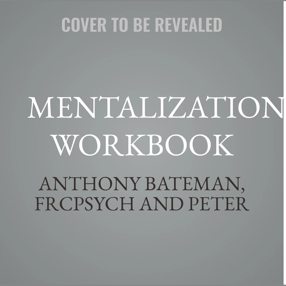 Mentalization Workbook