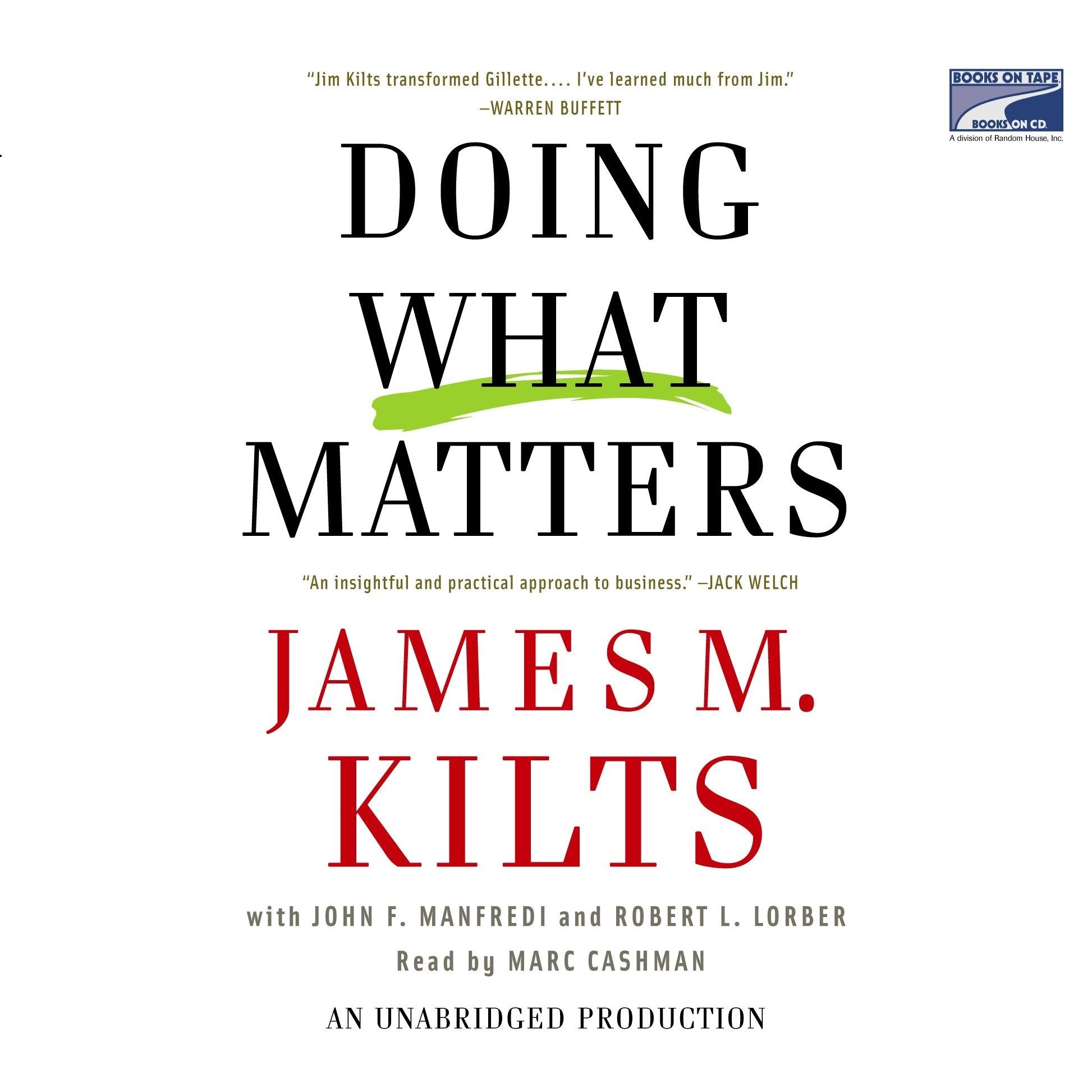 Doing What Matters