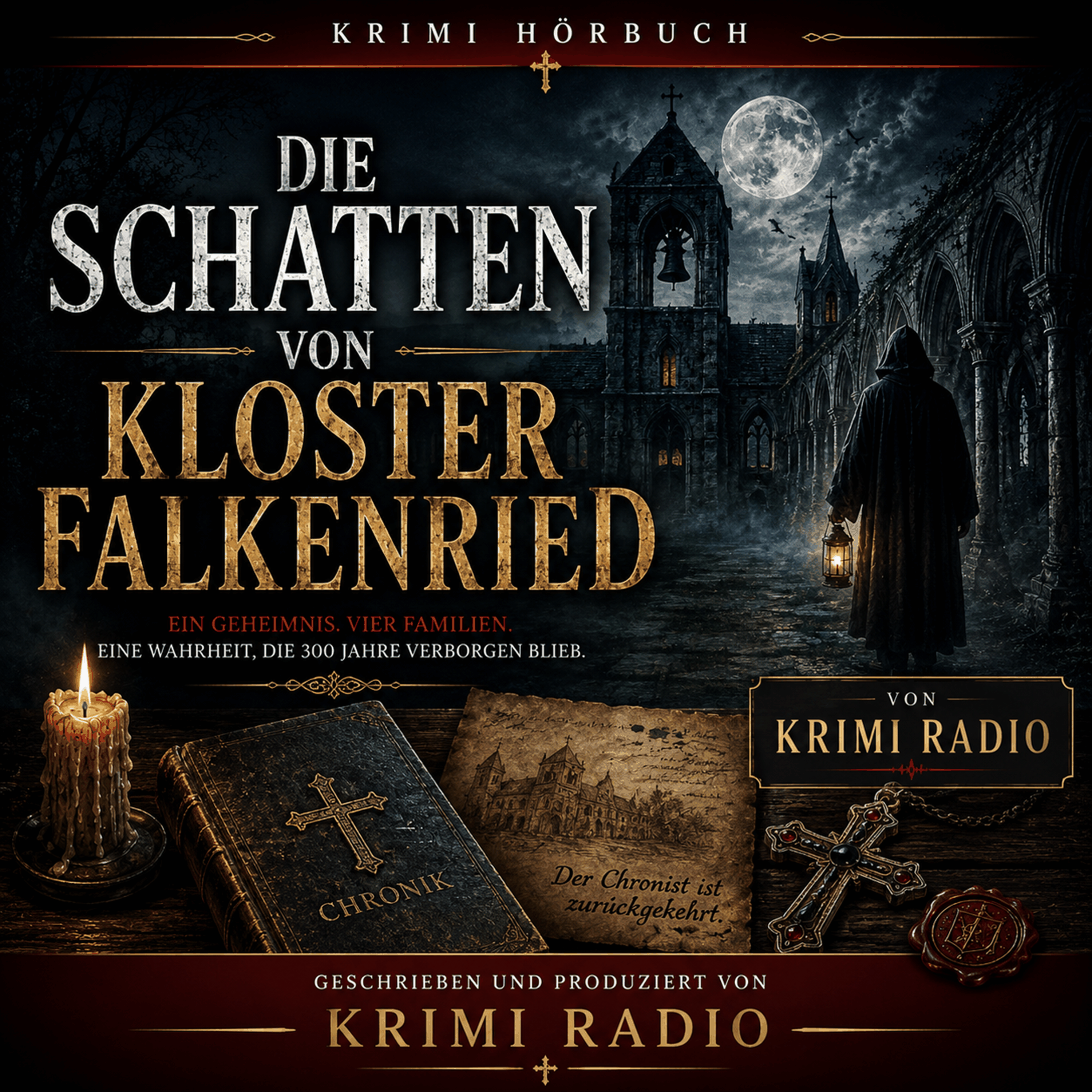 Krimi Hörbuch: Die Schatten von Kloster Falkenried
