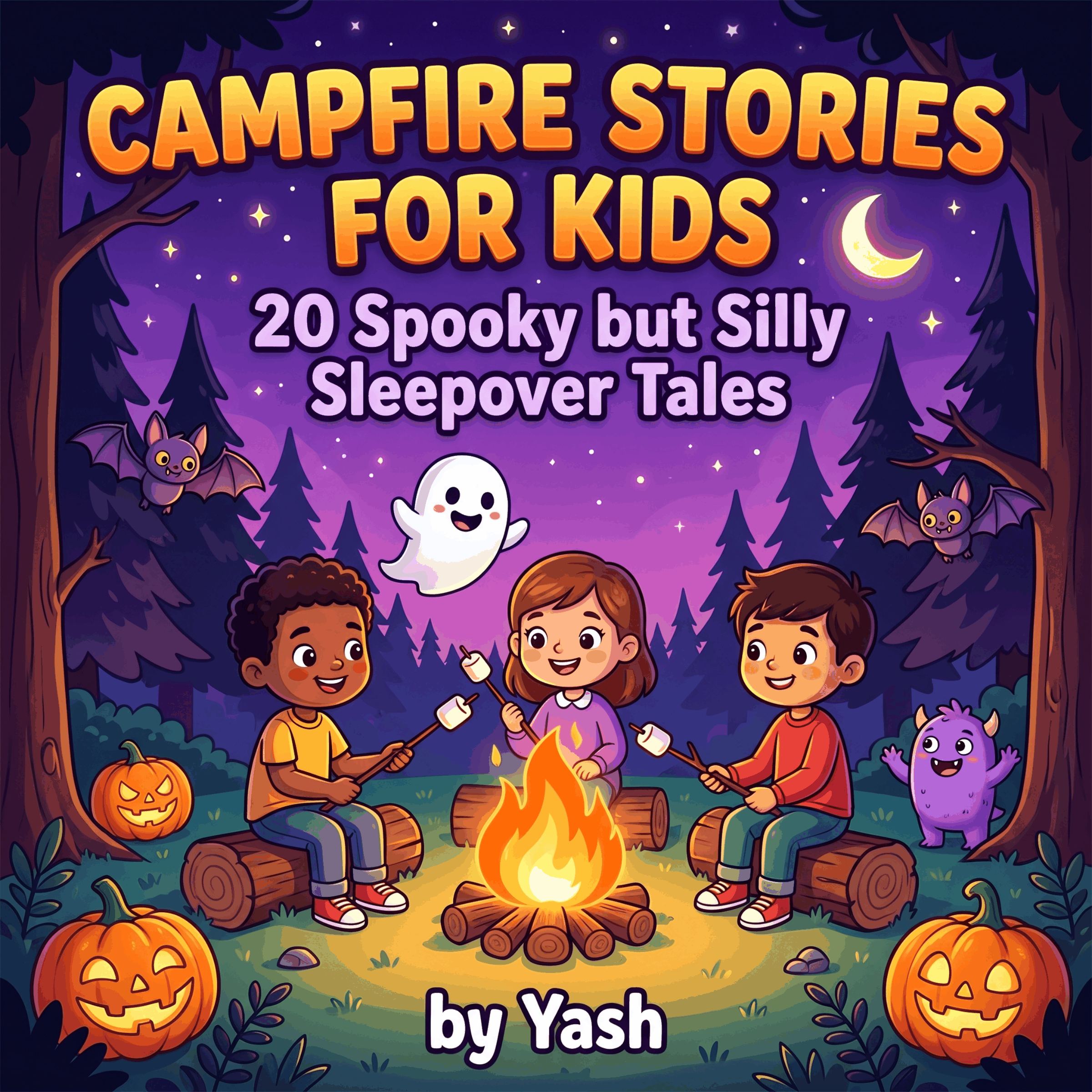 Campfire Stories for Kids: 20 Spooky but Silly Sleepover Tales