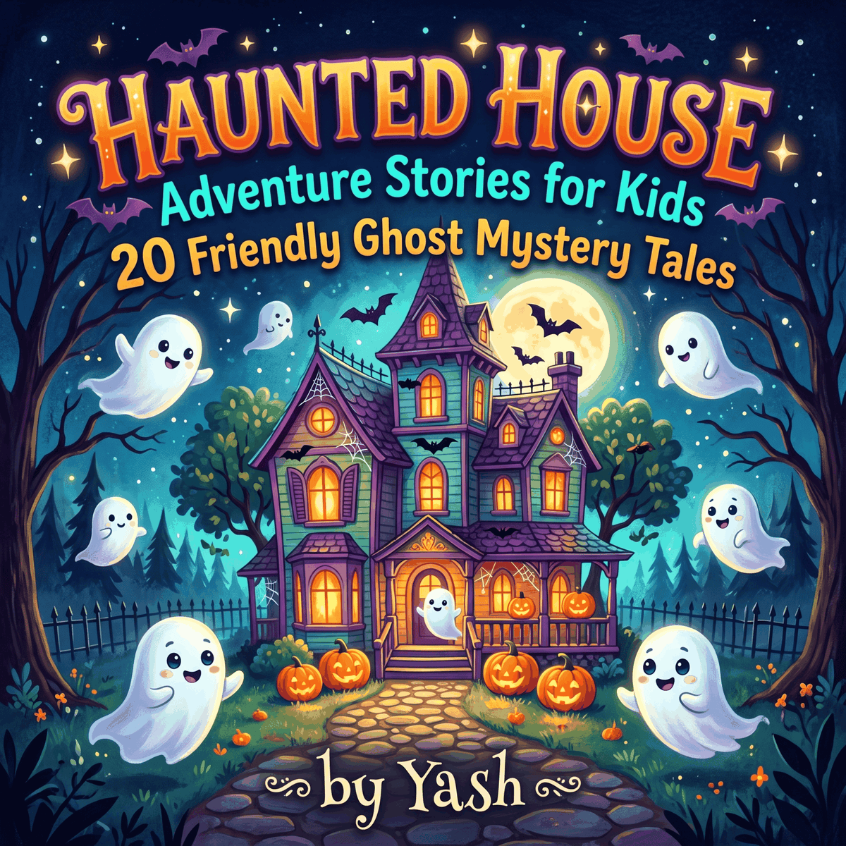 Haunted House Adventure Stories for Kids: 20 Friendly Ghost Mystery Tales