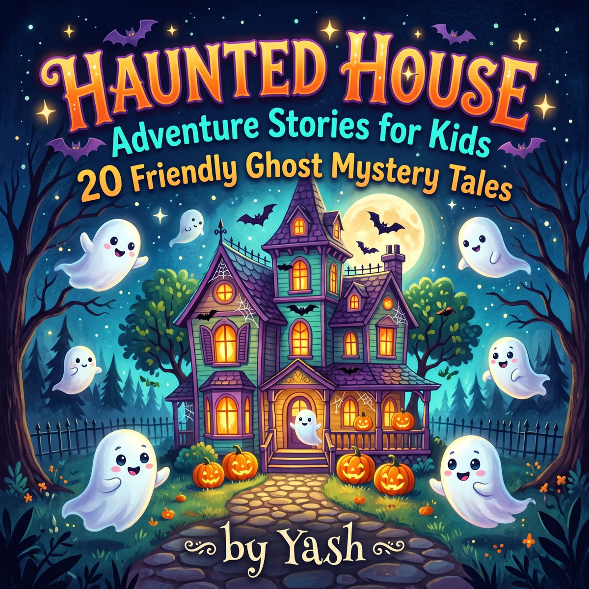 Haunted House Adventure Stories for Kids: 20 Friendly Ghost Mystery Tales