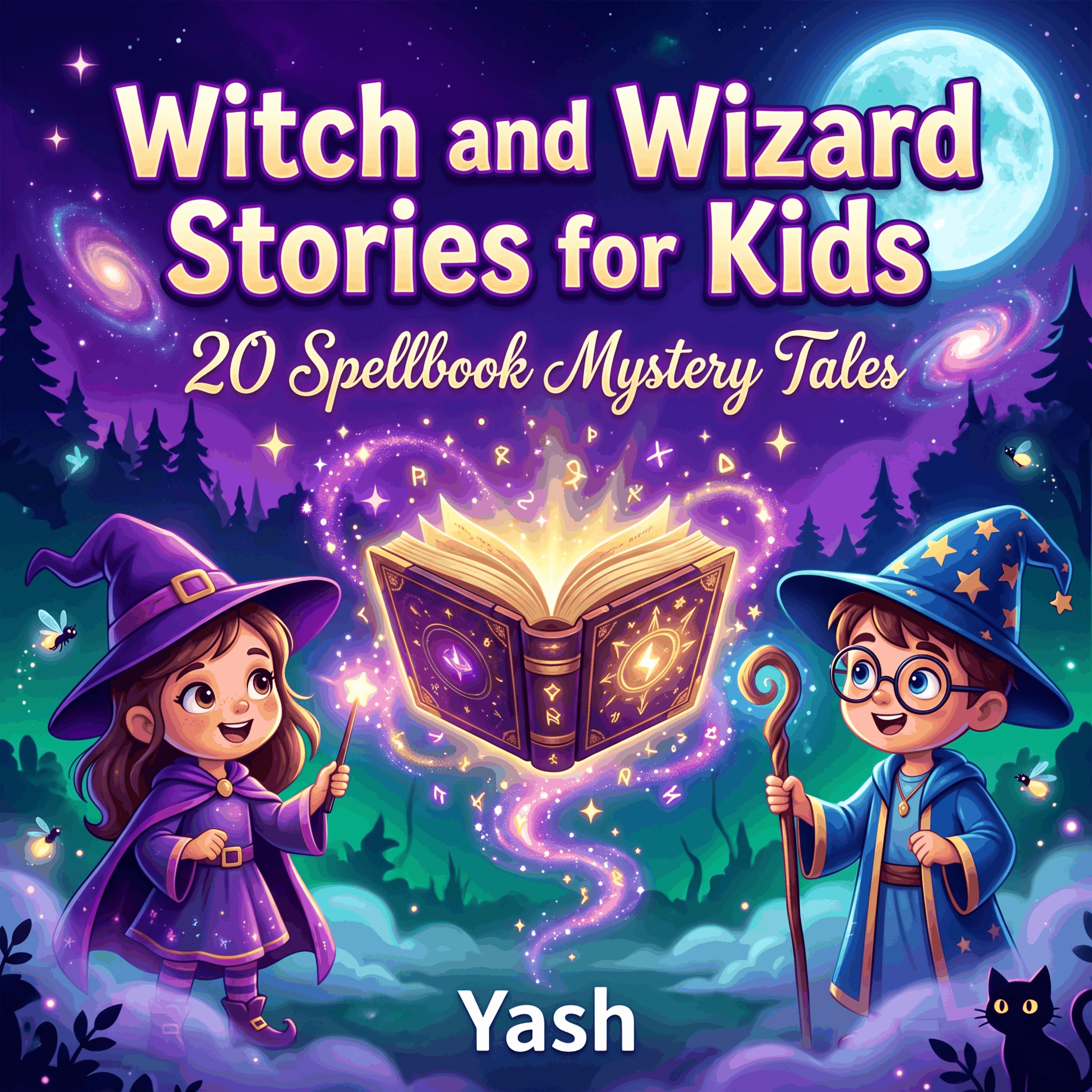 Witch and Wizard Stories for Kids: 20 Spellbook Mystery Tales