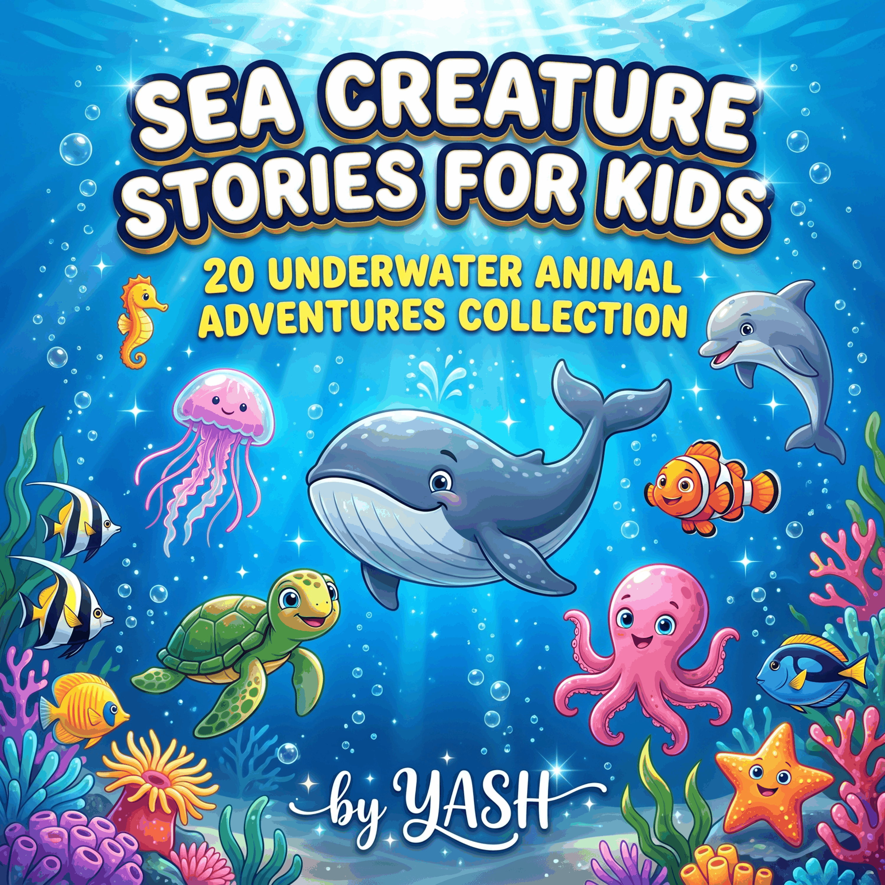 Sea Creature Stories for Kids: 20 Underwater Animal Adventures Collection