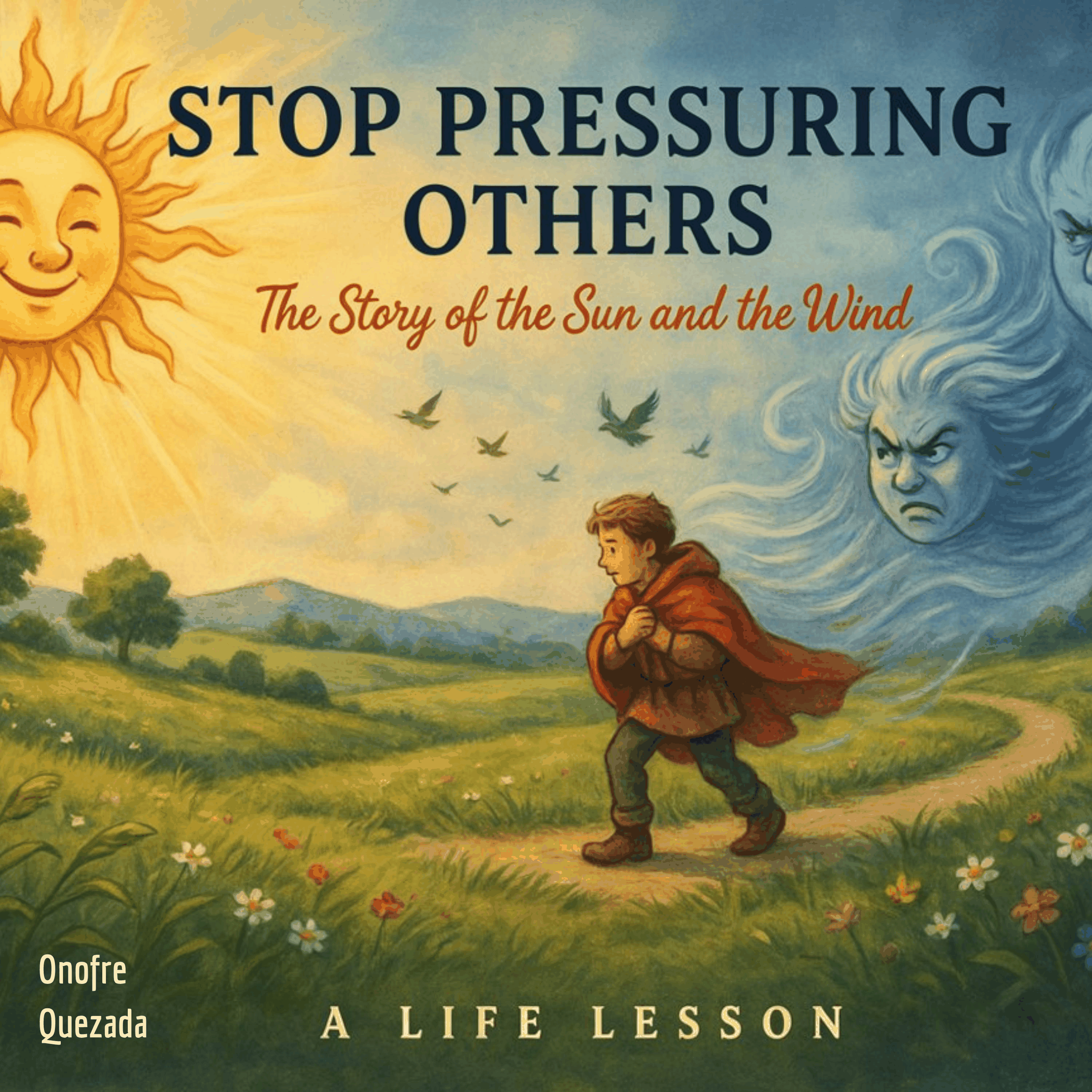 Stop pressuring others The story of the sun and the wind  Life lesson