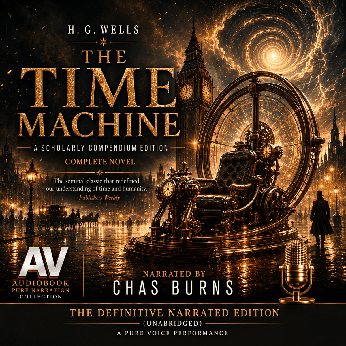 The Time Machine: Pure Narration Edition — Unabridged