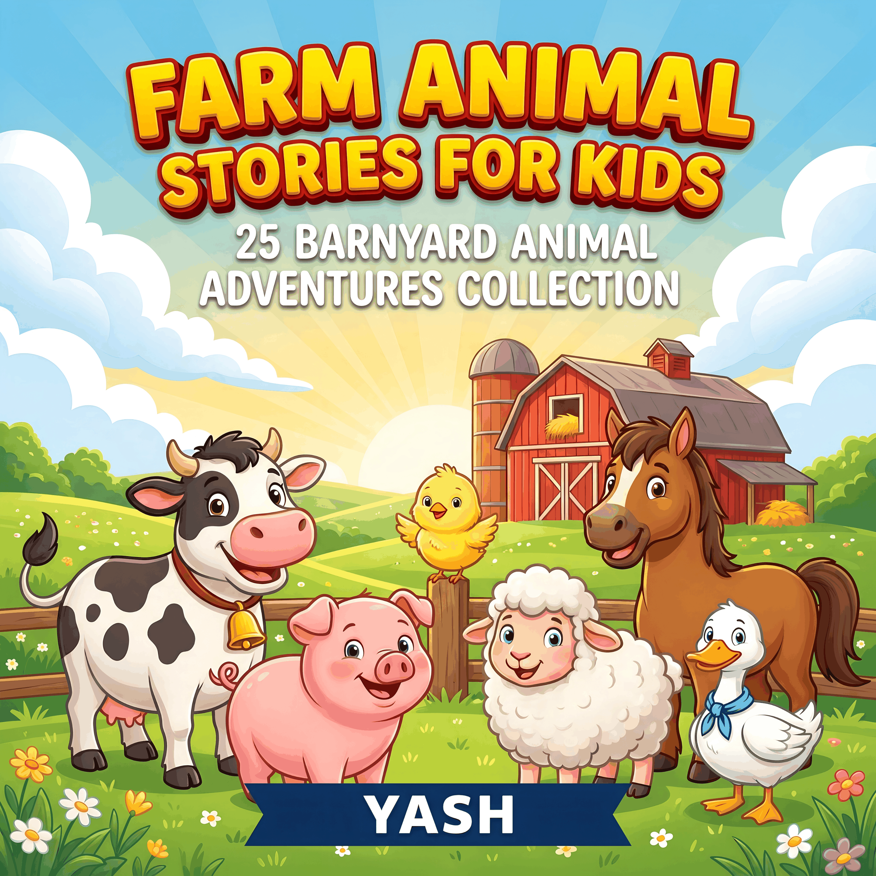 Farm Animal Stories for Kids: 25 Barnyard Animal Adventures Collection