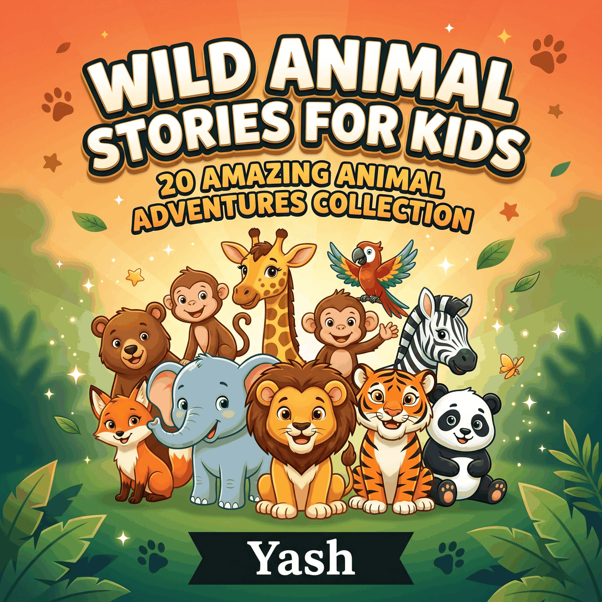 Wild Animal Stories for Kids: 20 Amazing Animal Adventures Collection