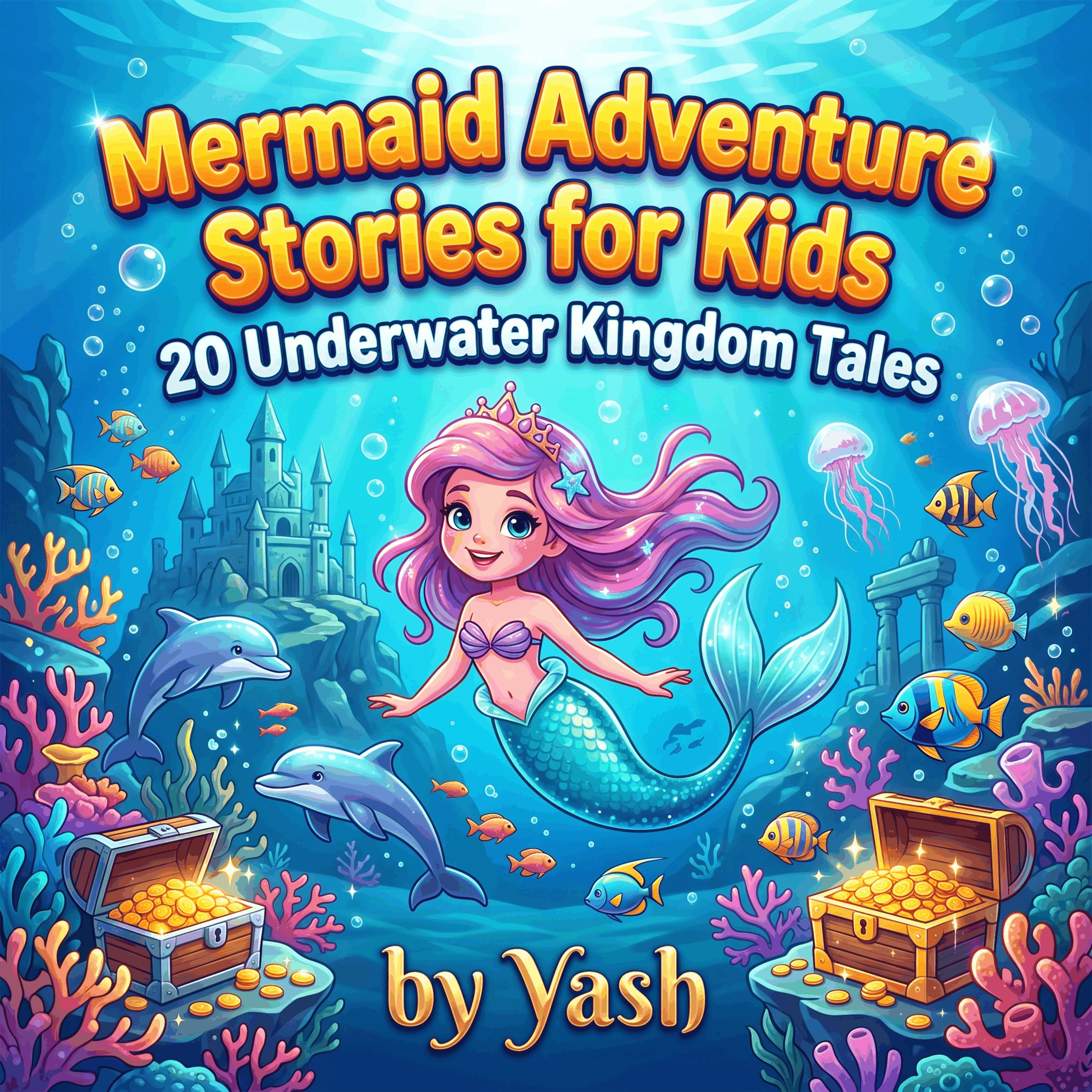 Mermaid Adventure Stories for Kids: 20 Underwater Kingdom Tales
