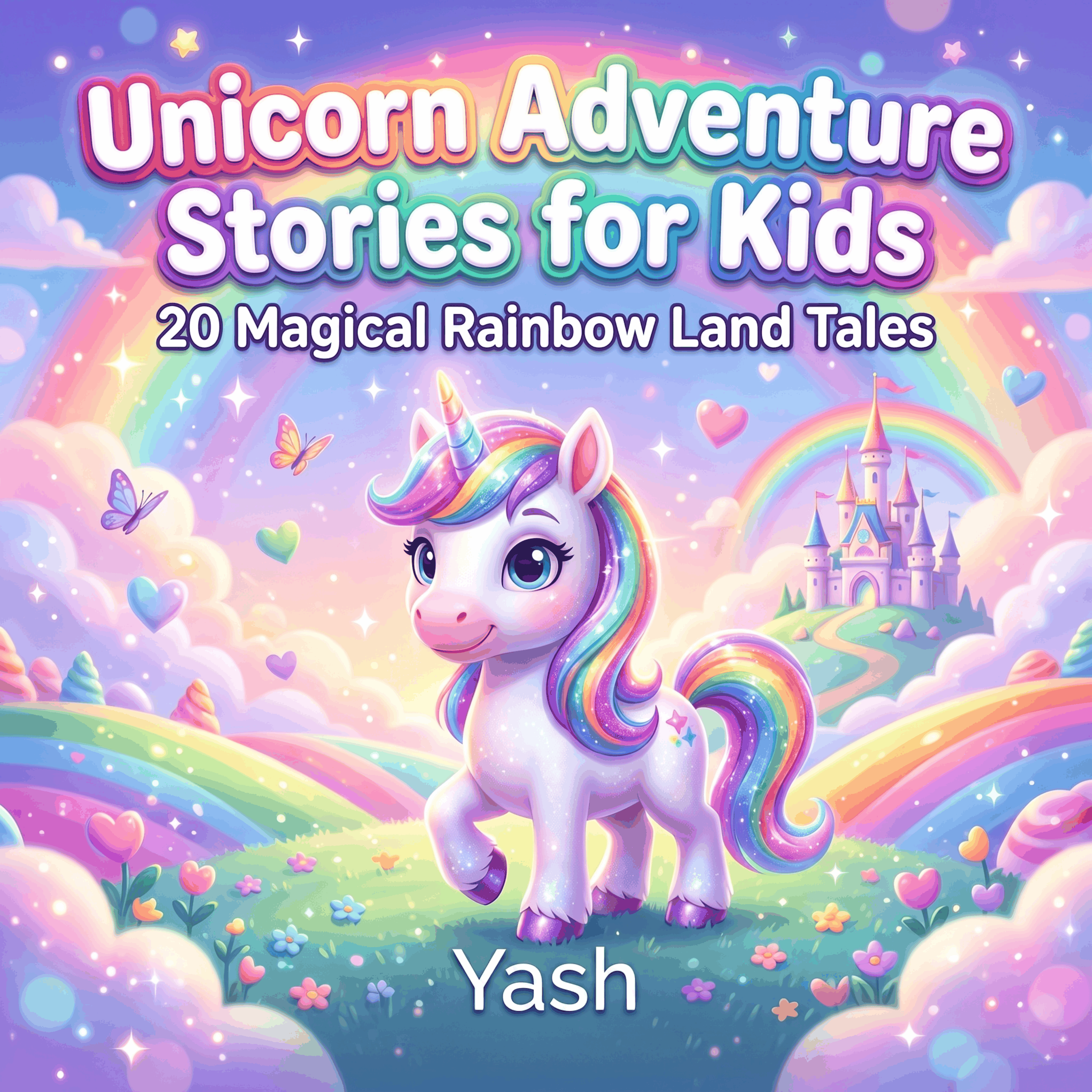 Unicorn Adventure Stories for Kids: 20 Magical Rainbow Land Tales