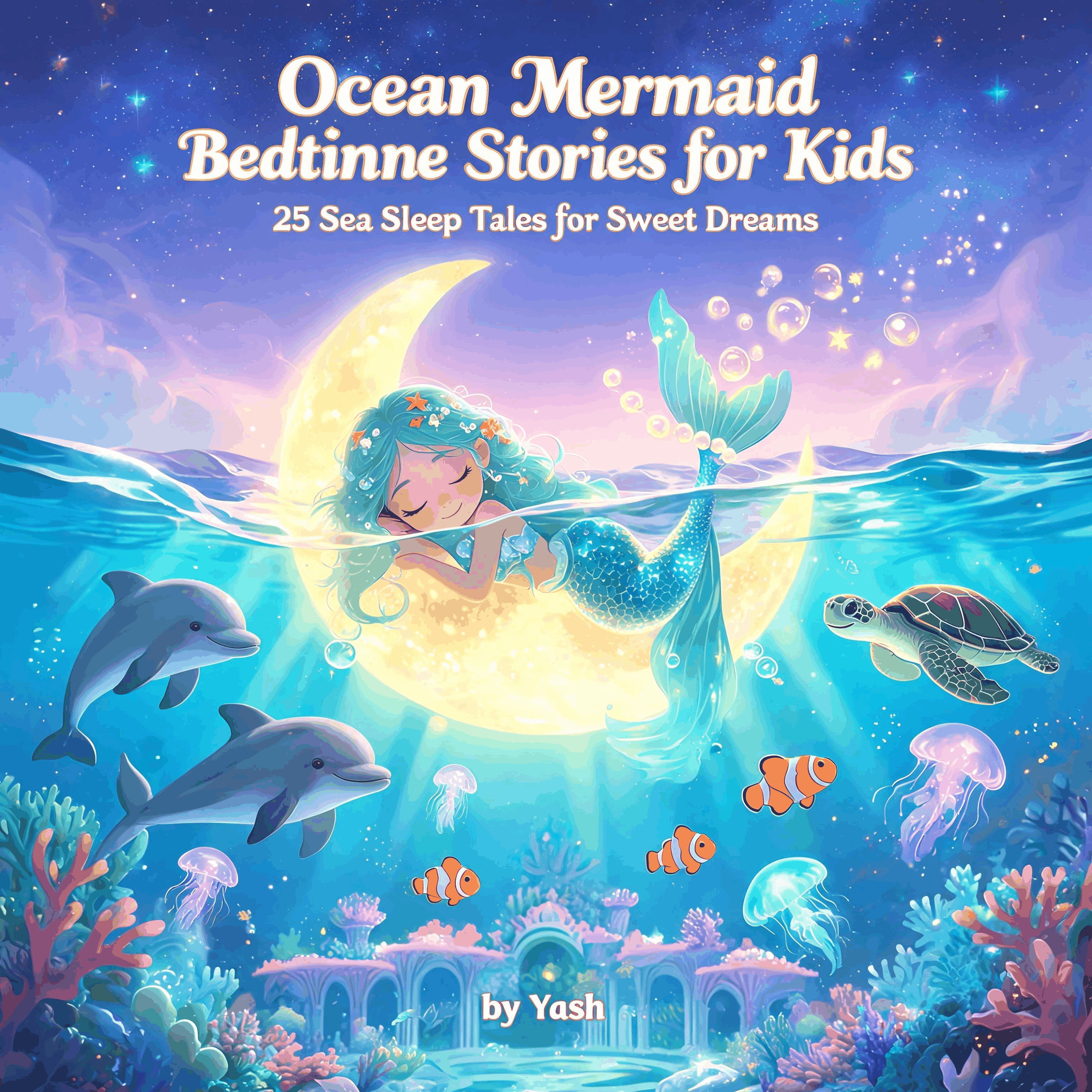 Ocean Mermaid Bedtime Stories for Kids: 25 Sea Sleep Tales for Sweet Dreams
