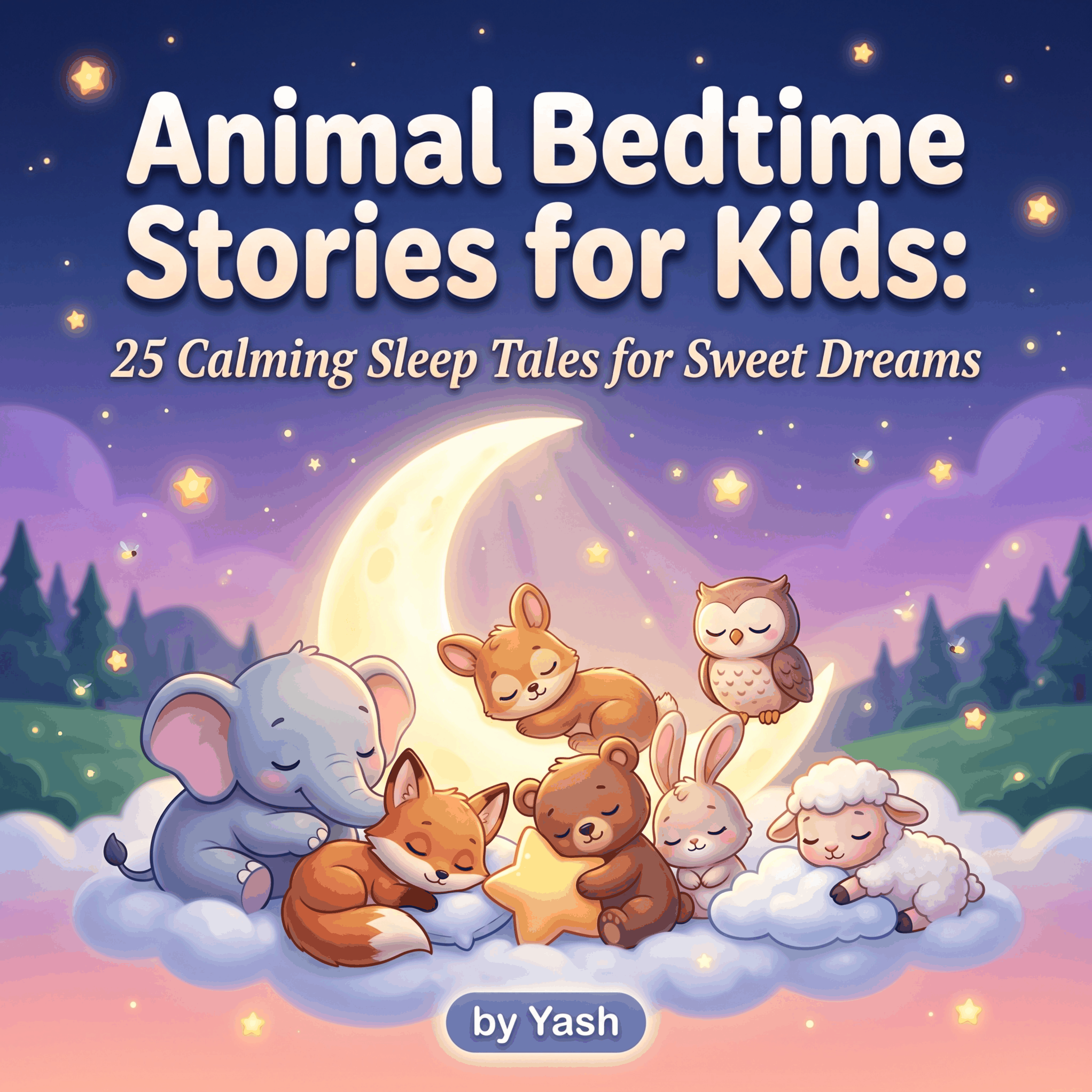 Animal Bedtime Stories for Kids: 25 Calming Sleep Tales for Sweet Dreams