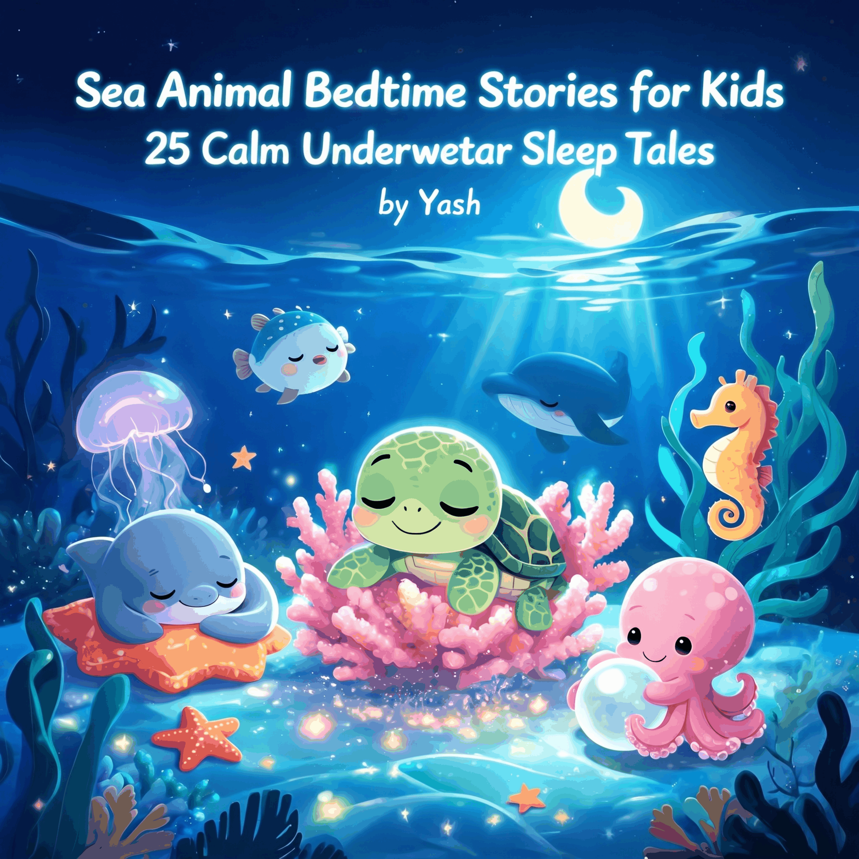 Sea Animal Bedtime Stories for Kids: 25 Calm Underwater Sleep Tales