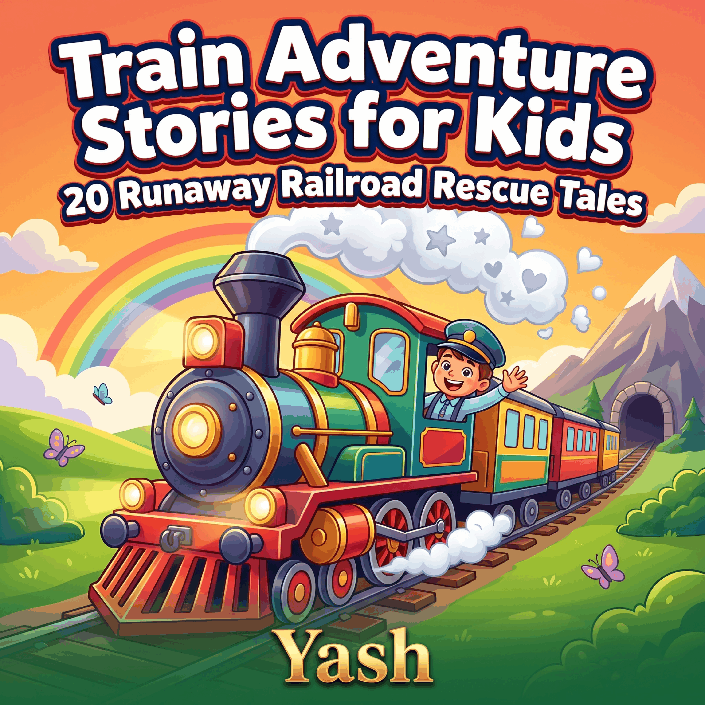 Train Adventure Stories for Kids: 20 Runaway Railroad Rescue Tales