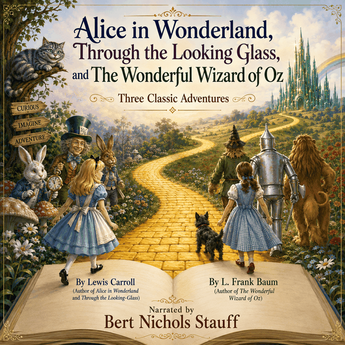 Alice in Wonderland, Through the Looking Glass, and the Wonderful Wizard of Oz