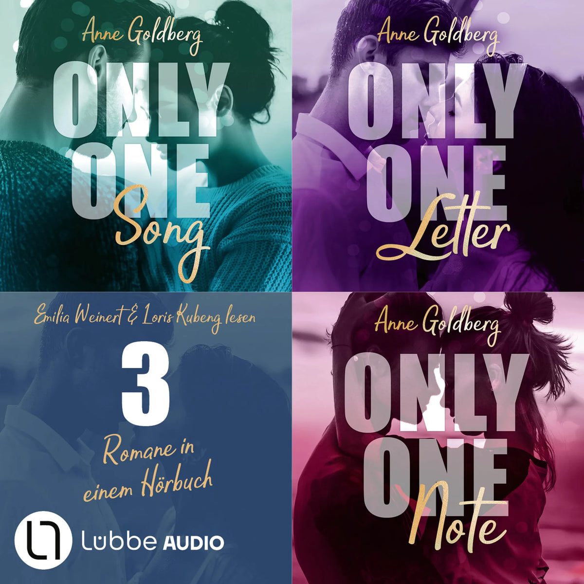 Only One Song | Only one Letter | Only One Note - 3 Romane in einem Hörbuch!