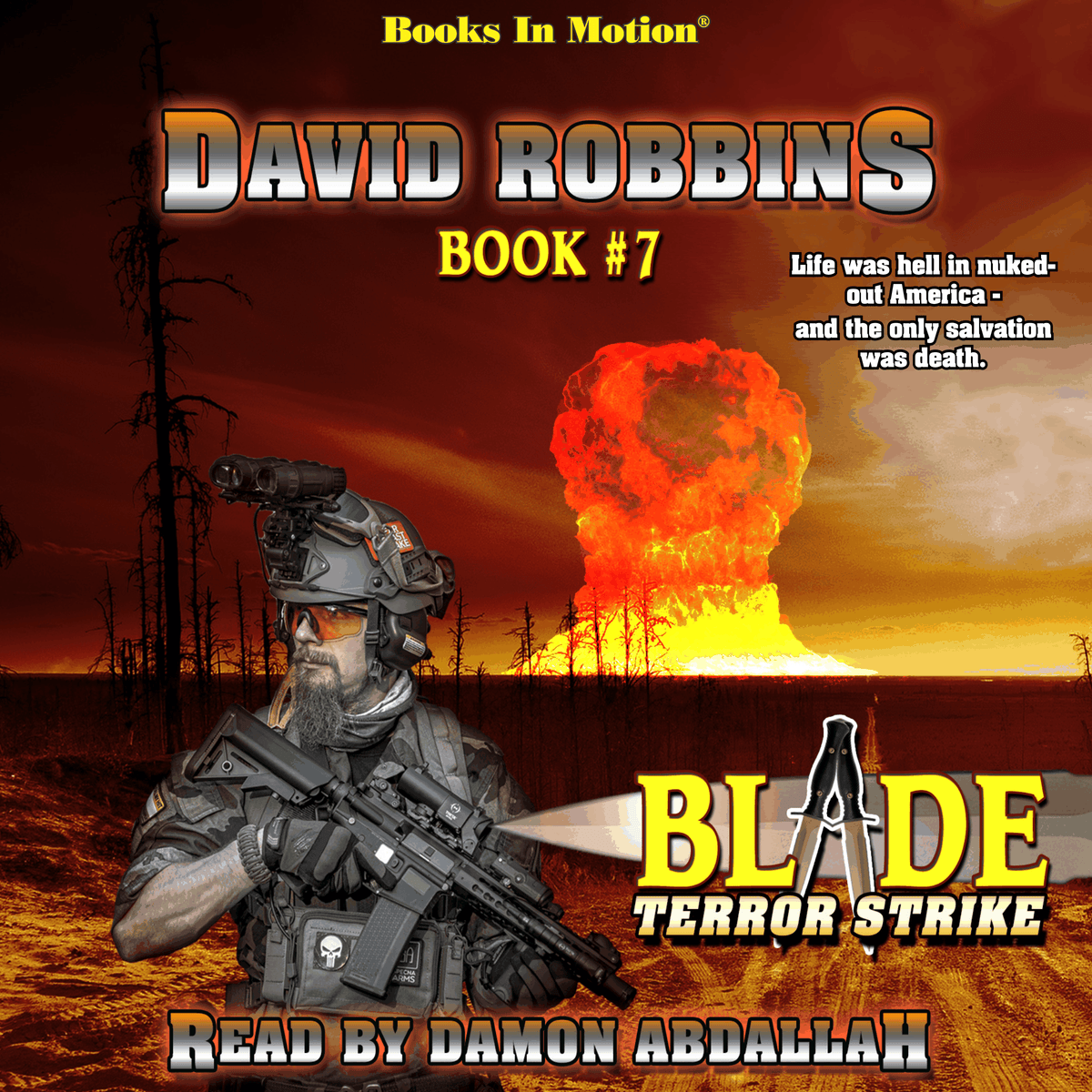 TERROR STRIKE by David Robbins (BLADE Series, Book 7), Read by Damon Abdallah