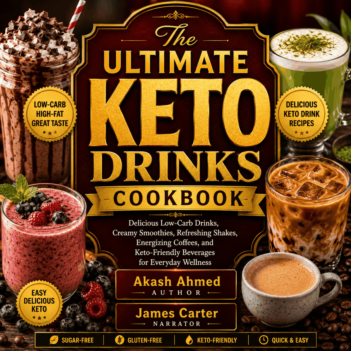 The Ultimate Keto Drinks Cookbook