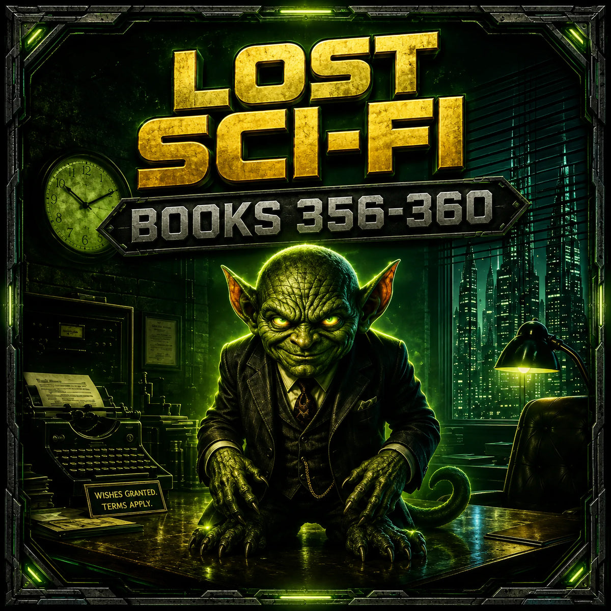Lost Sci-Fi Books 356 thru 360