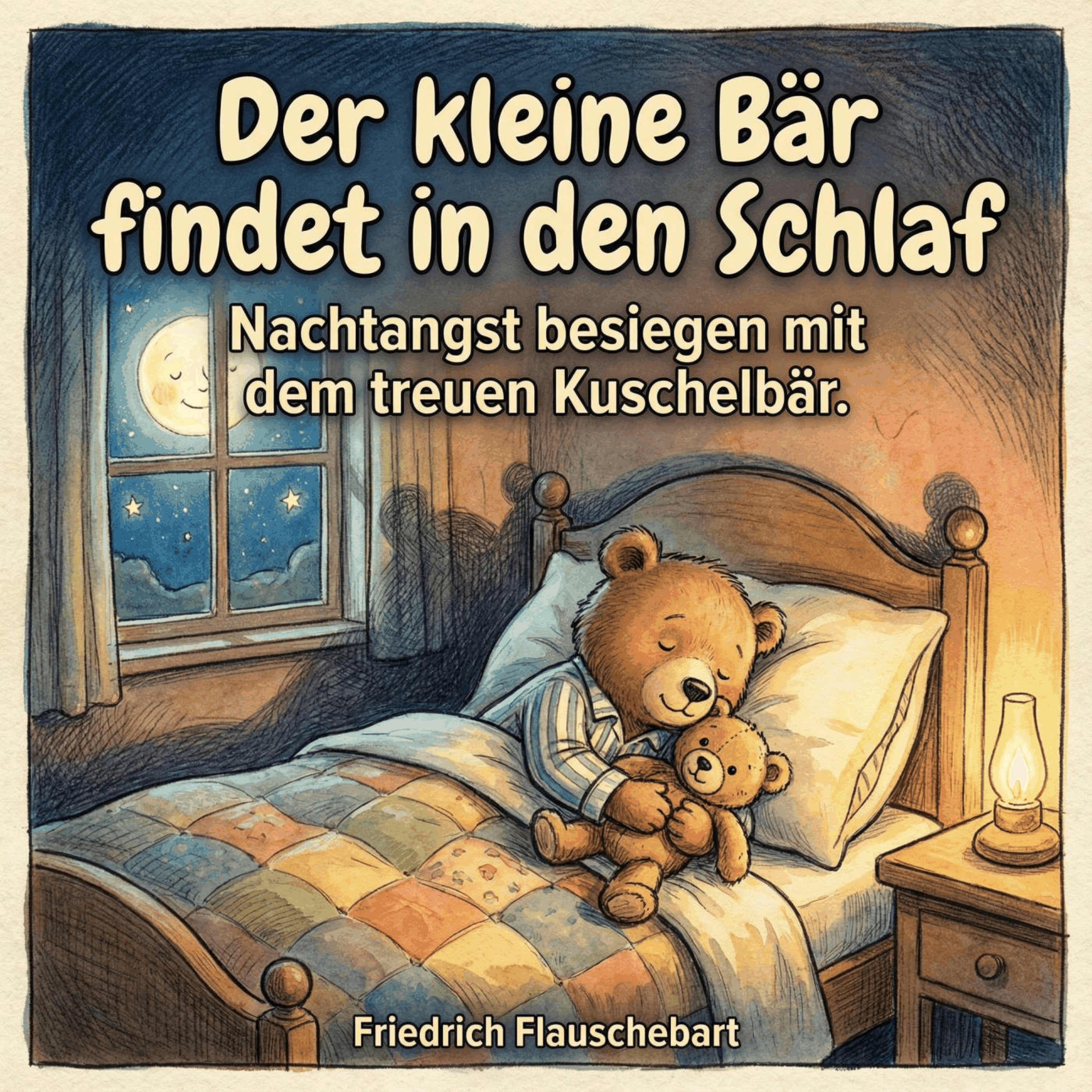 Der kleine Bär findet in den Schlaf