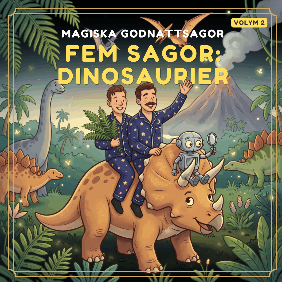 Fem sagor: dinosaurier vol. 2