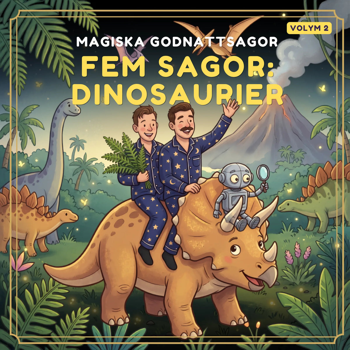 Fem sagor: dinosaurier vol. 2