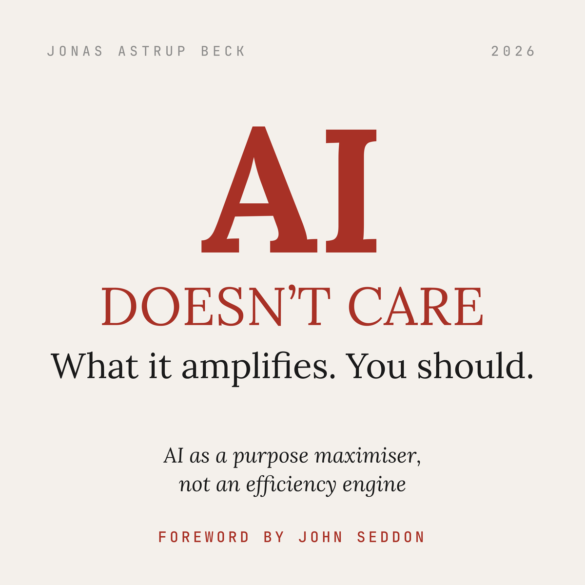 AI Doesn't Care What it Amplifies. You Should.