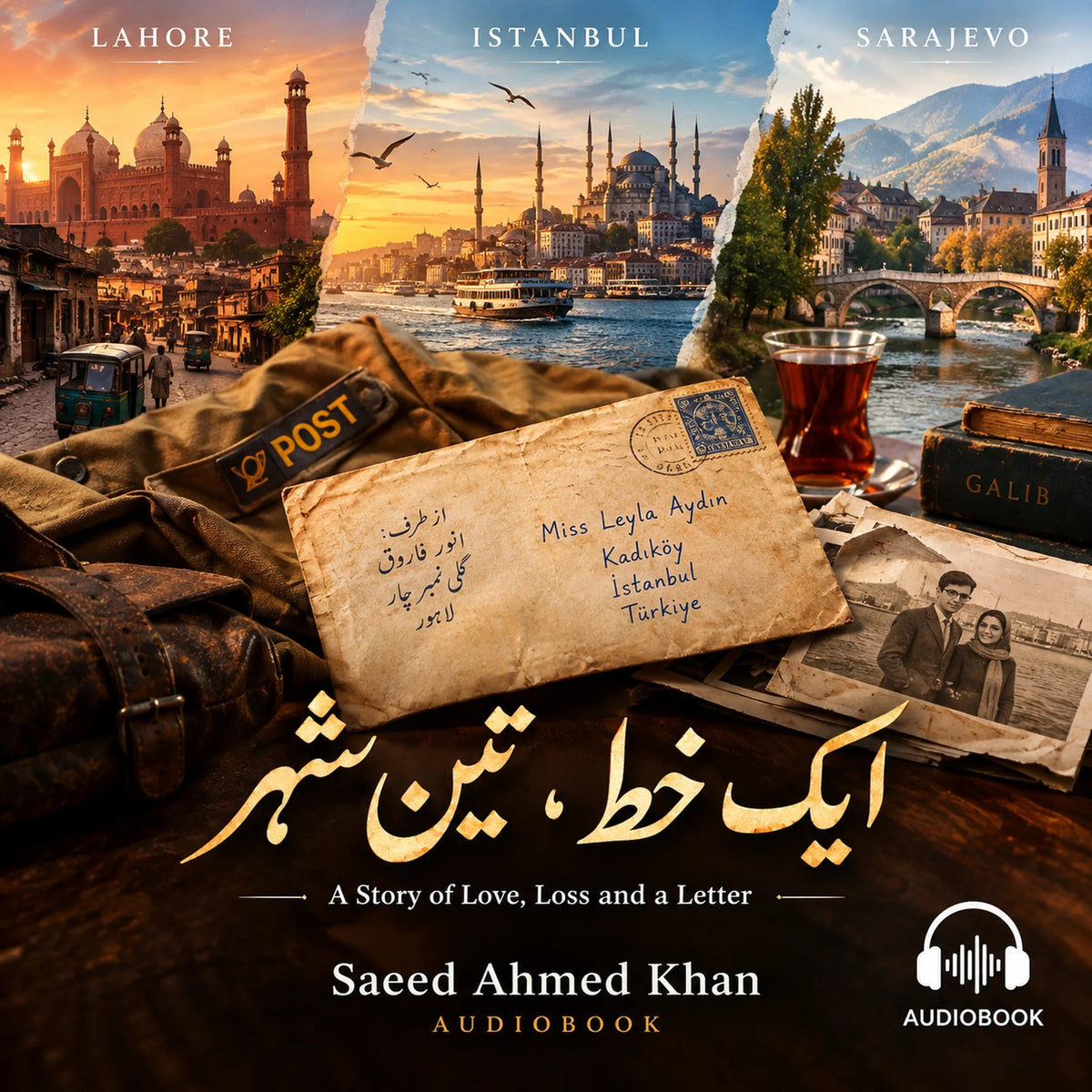 ایک خط، تین شہر |