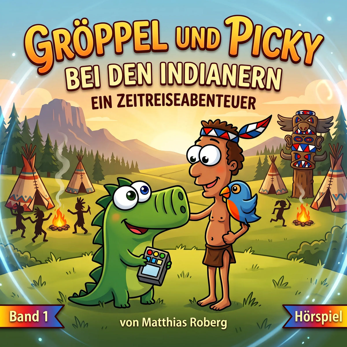 Gröppel und Picky bei den Indianern