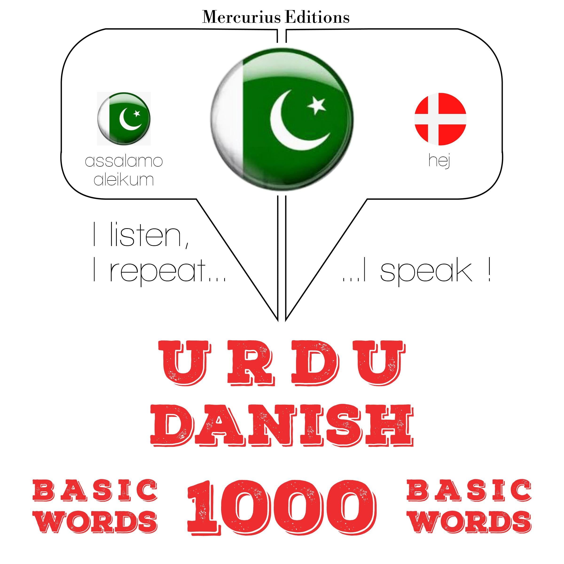 1000 ڈینش میں ضروری الفاظ