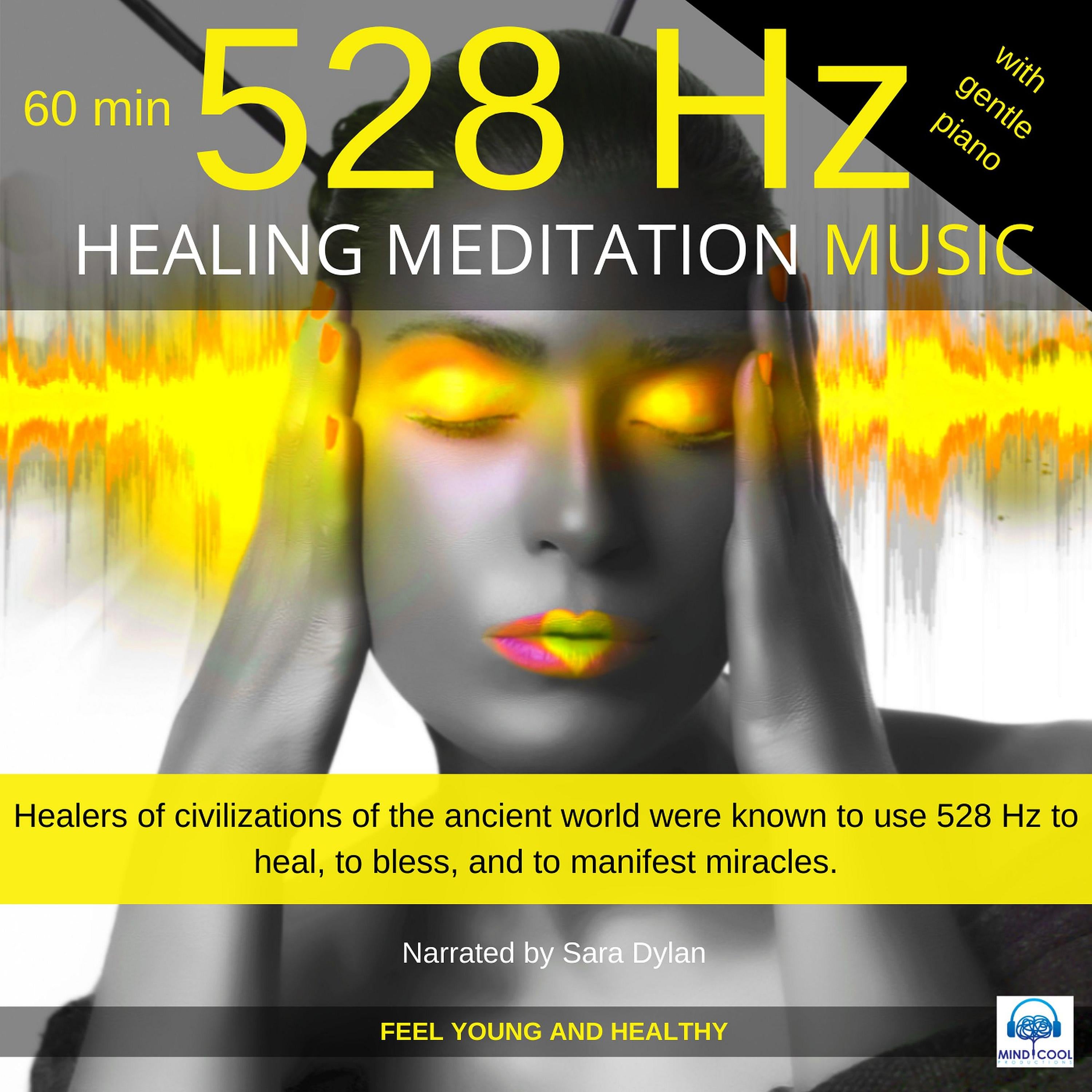 Healing Meditation Music 528 Hz with piano 60 minutes.