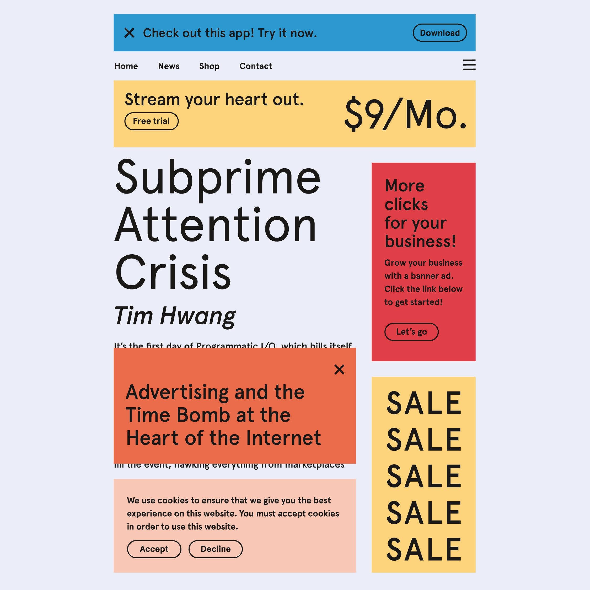 Subprime Attention Crisis