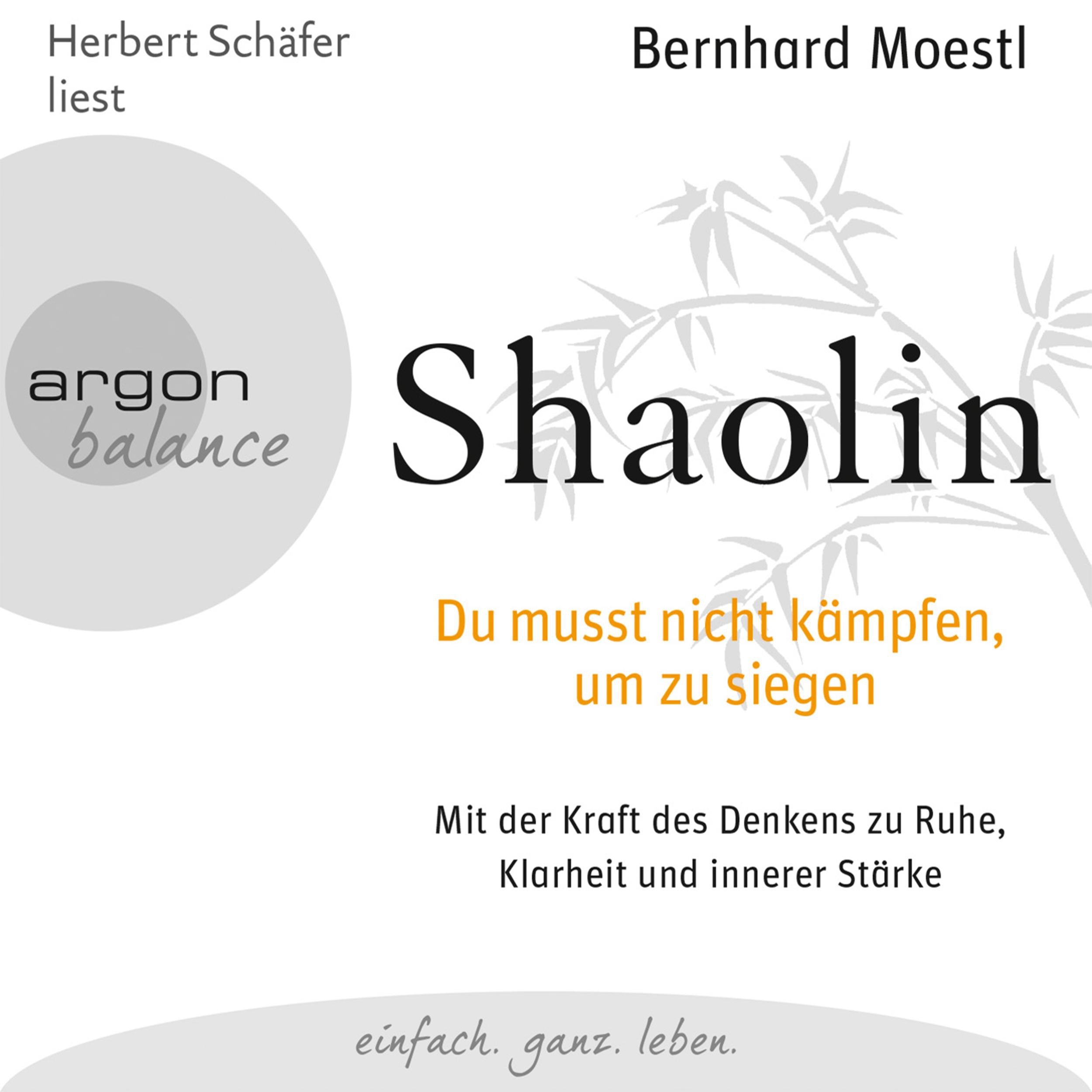 Shaolin - Du musst nicht kämpfen, um zu siegen  (Gekürzte Fassung)
