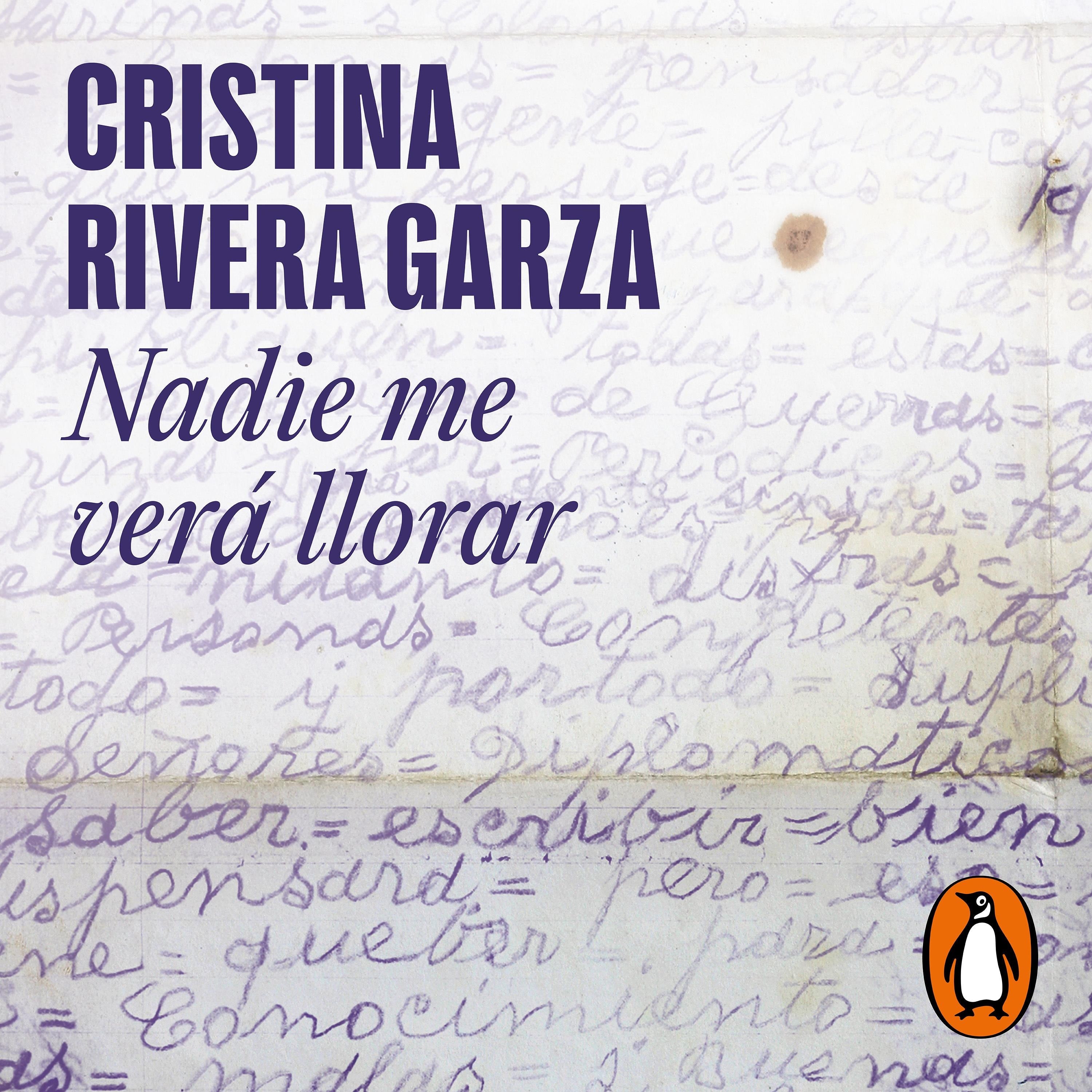 Nadie me verá llorar