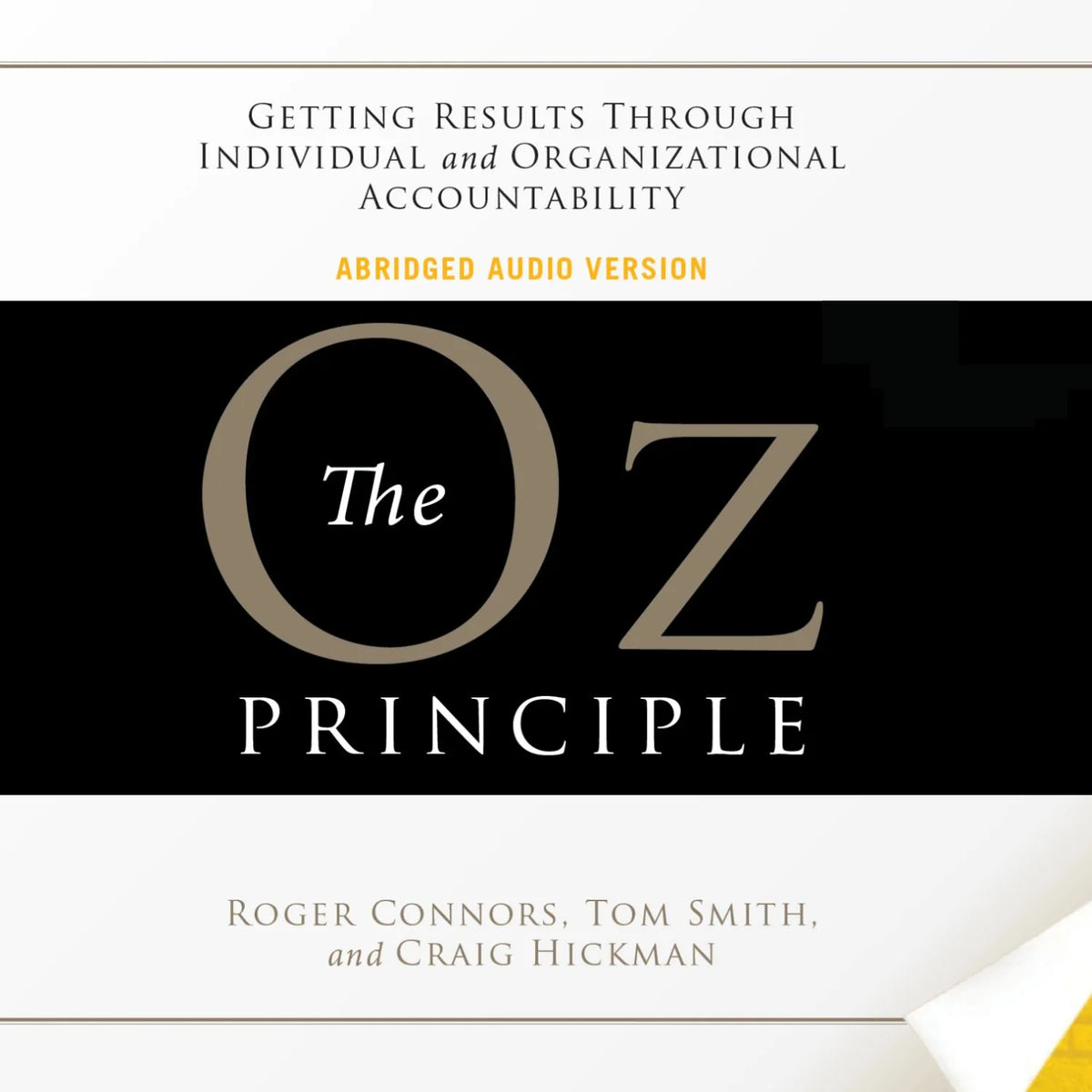 The Oz Principle