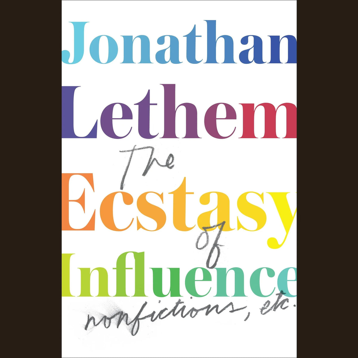 The Ecstasy of Influence
