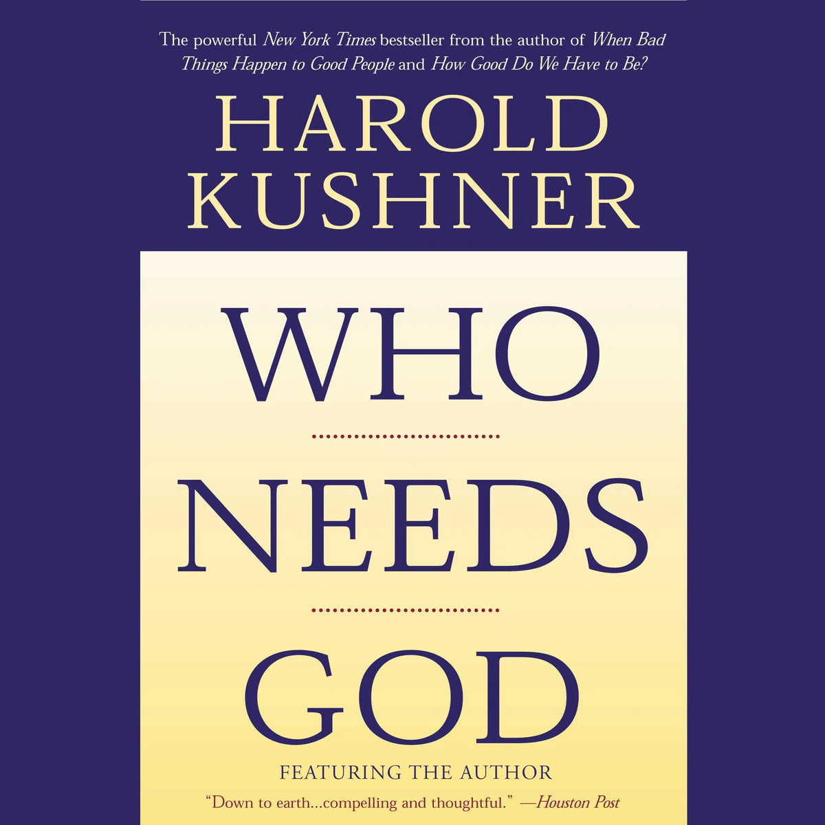 Who Needs God