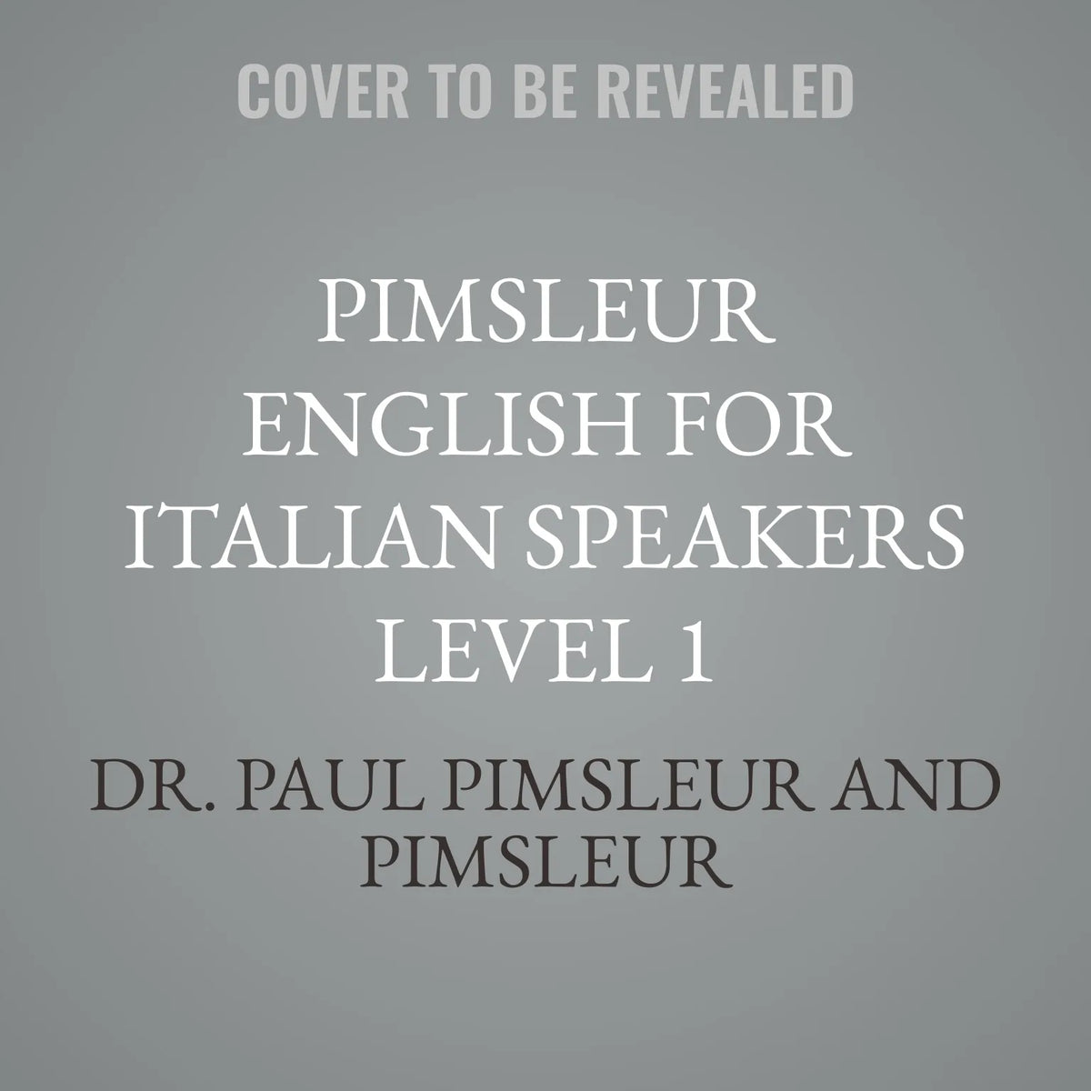 Pimsleur English for Italian Speakers Level 1
