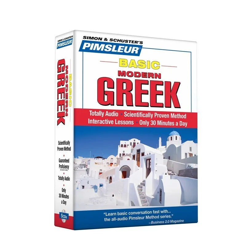 Pimsleur Greek (Modern) Basic Course - Level 1 Lessons 1-10 CD