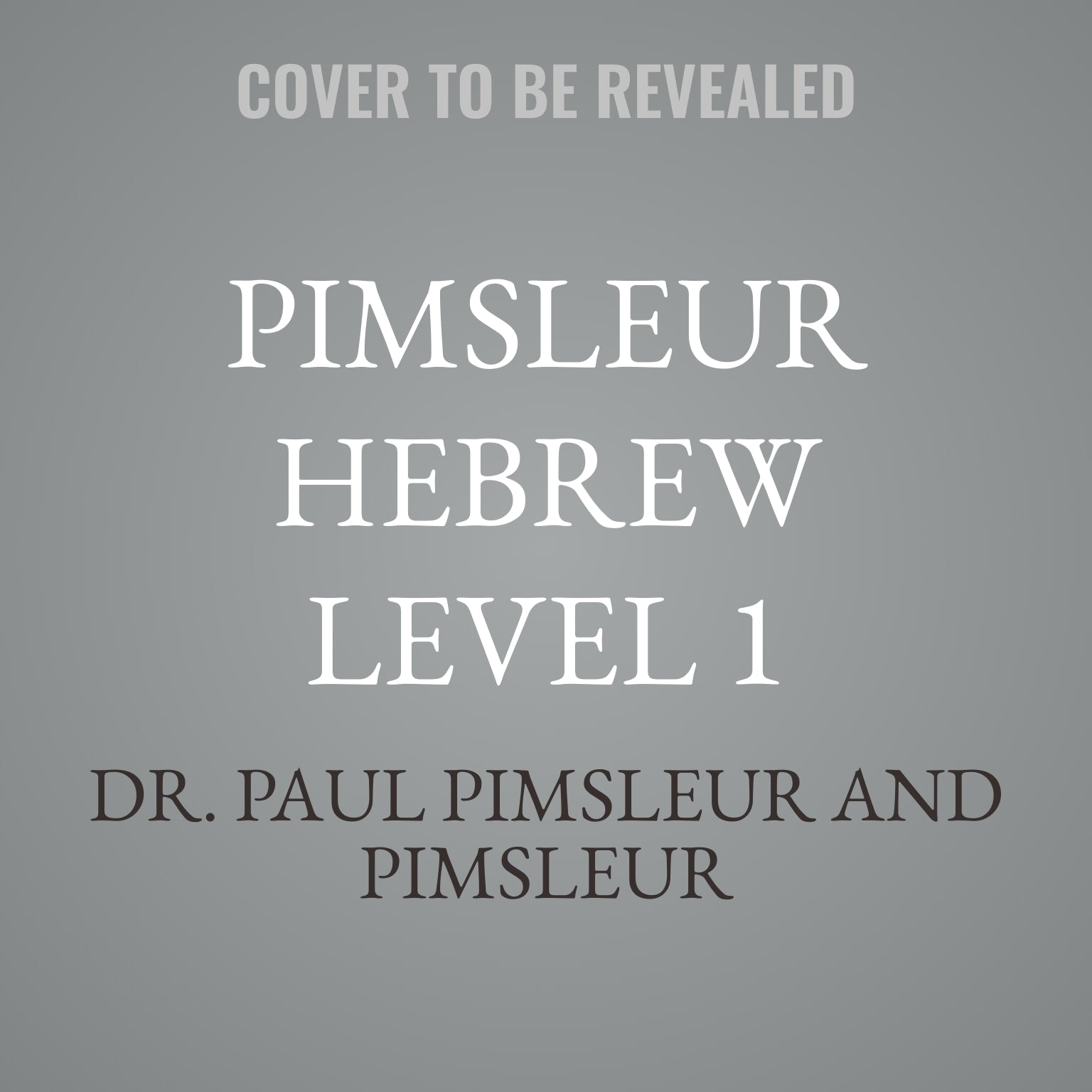 Pimsleur Hebrew Level 1