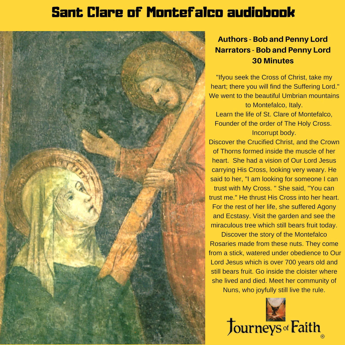 Saint Clare of Montefalco audiobook