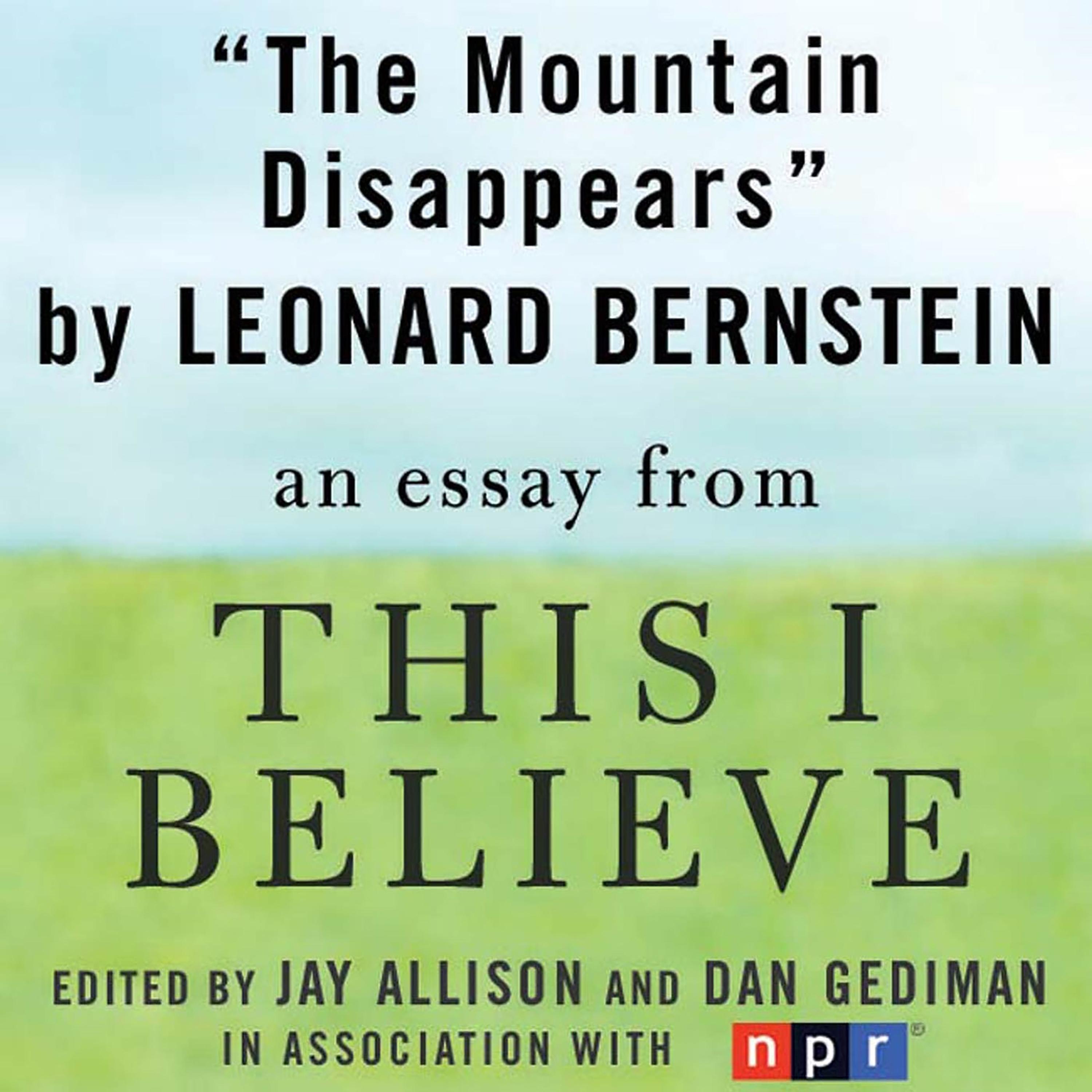 The Mountain Disappears