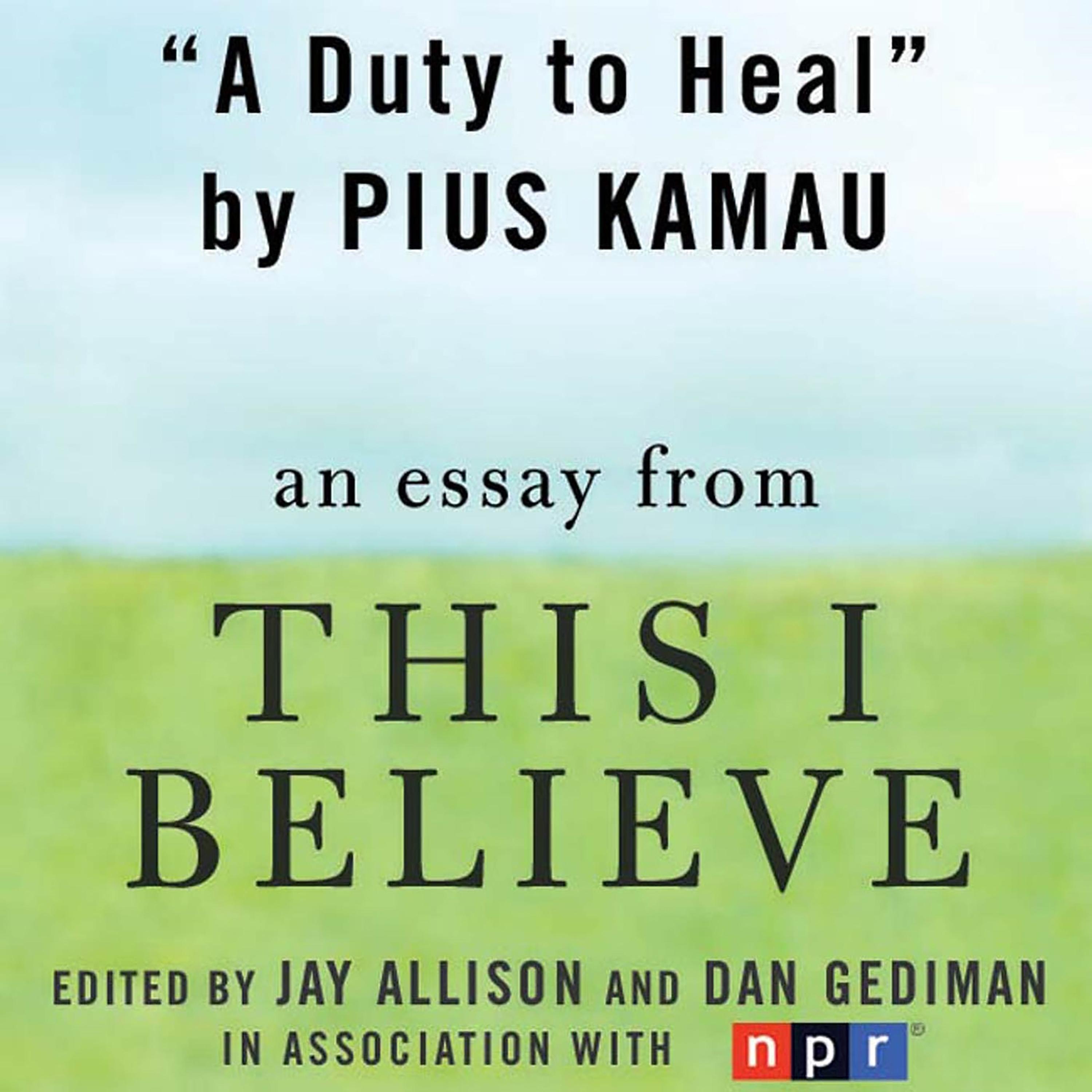 A Duty to Heal