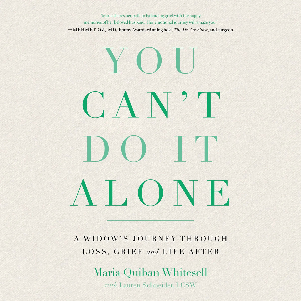 You Can't Do It Alone