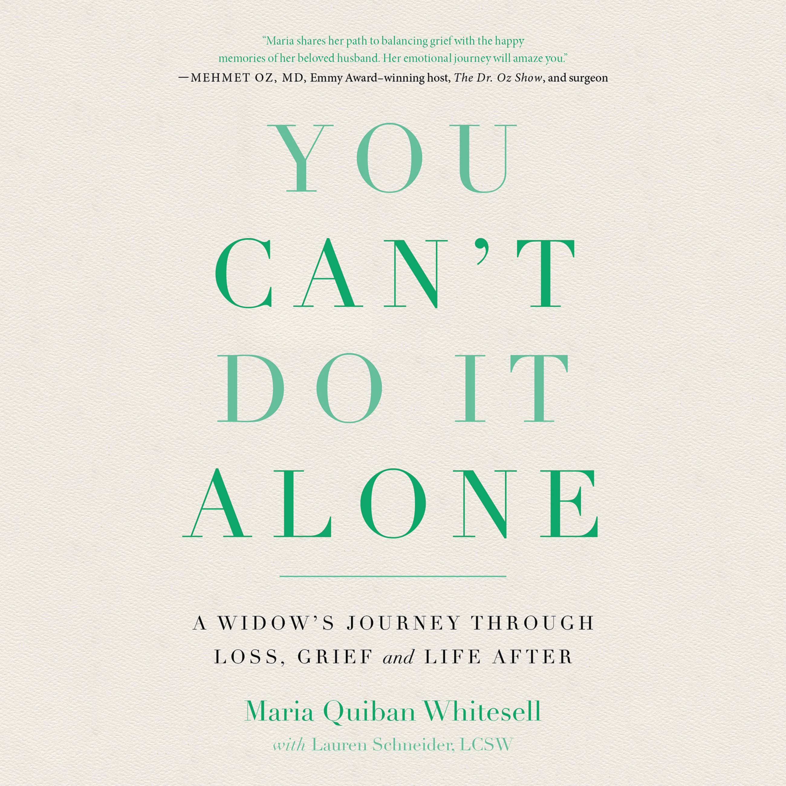 You Can't Do It Alone